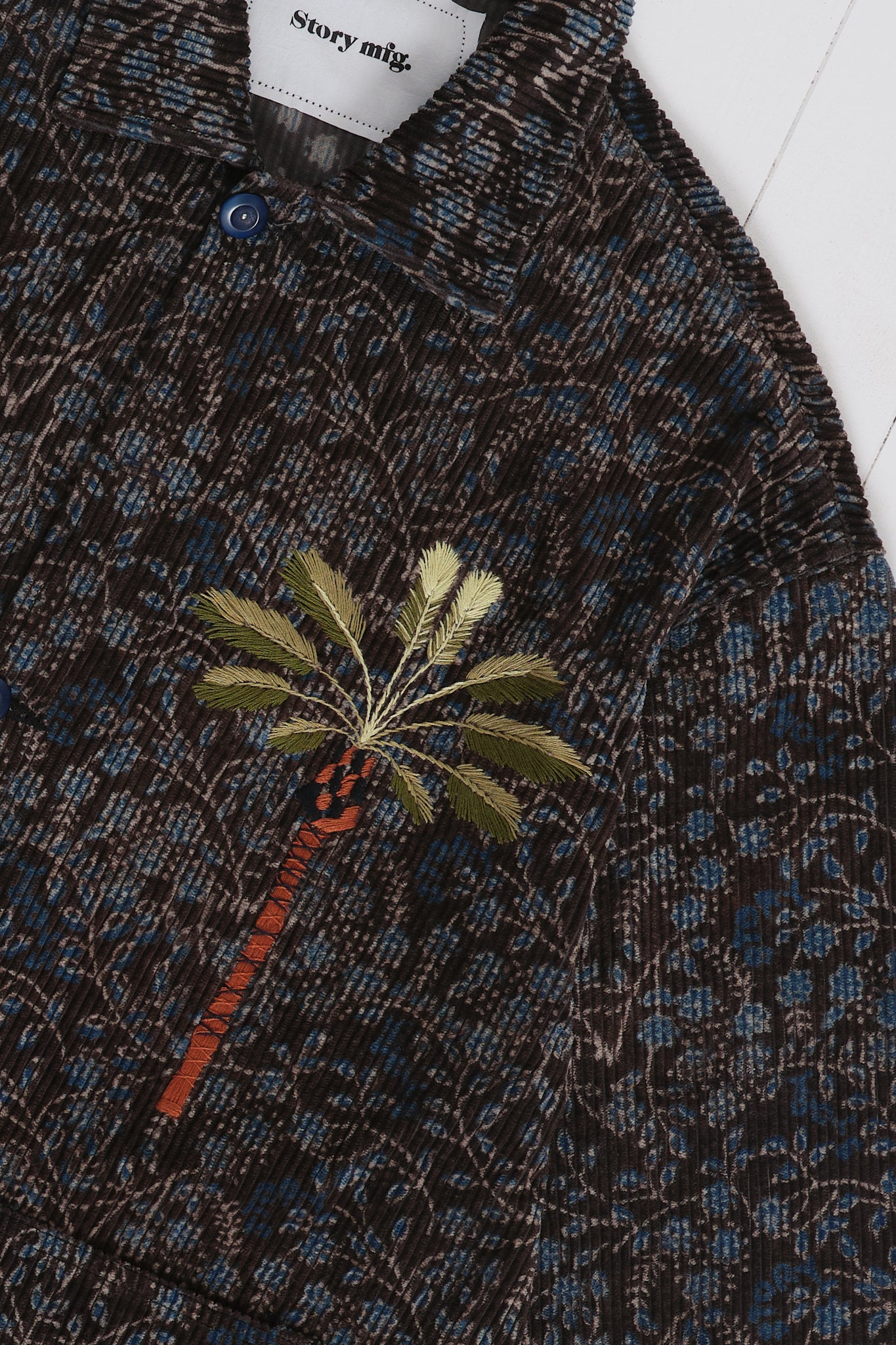 Short On Time Jacket  - Black Herbal Double Date