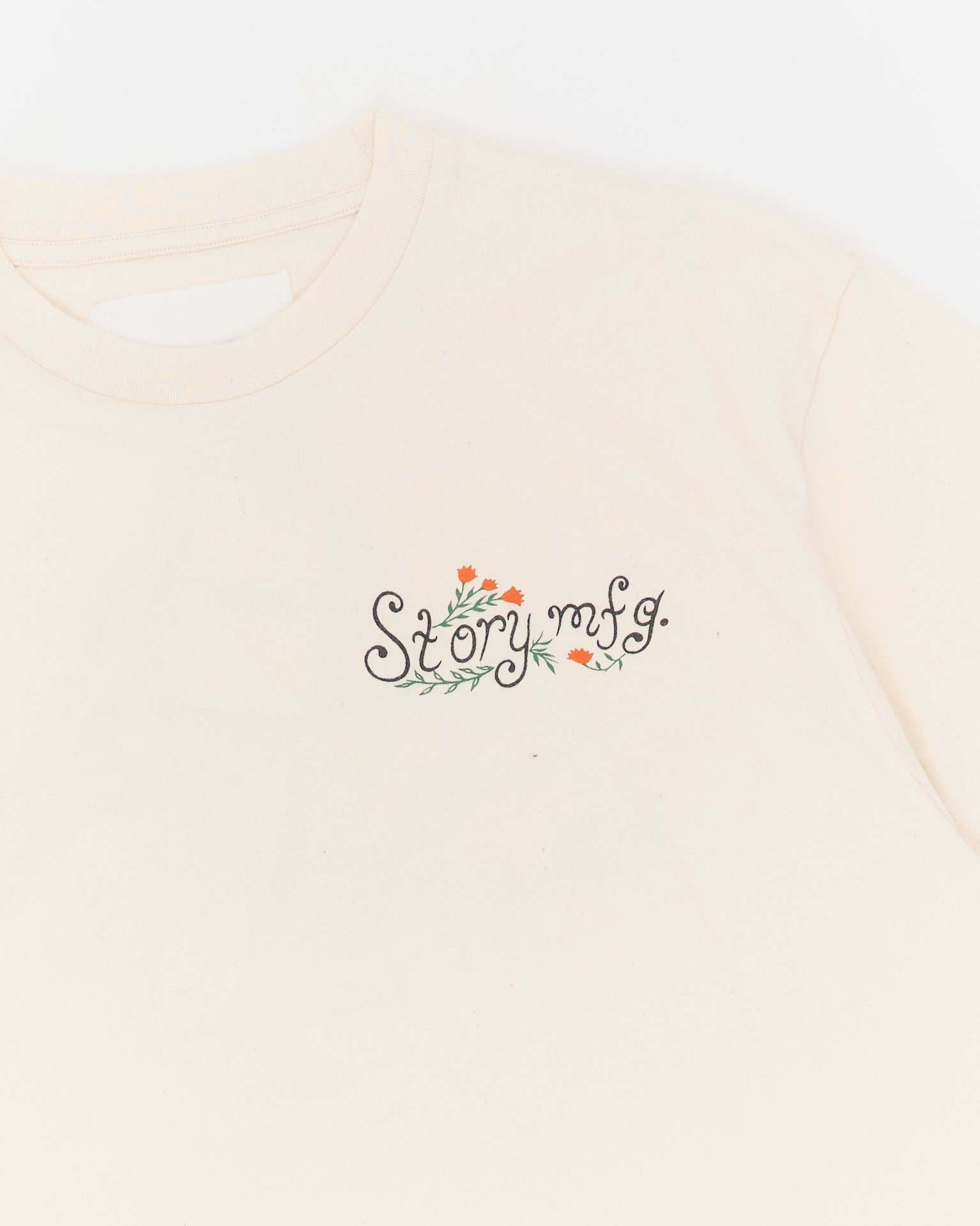 Grateful Tee SS - Ecru Lesson