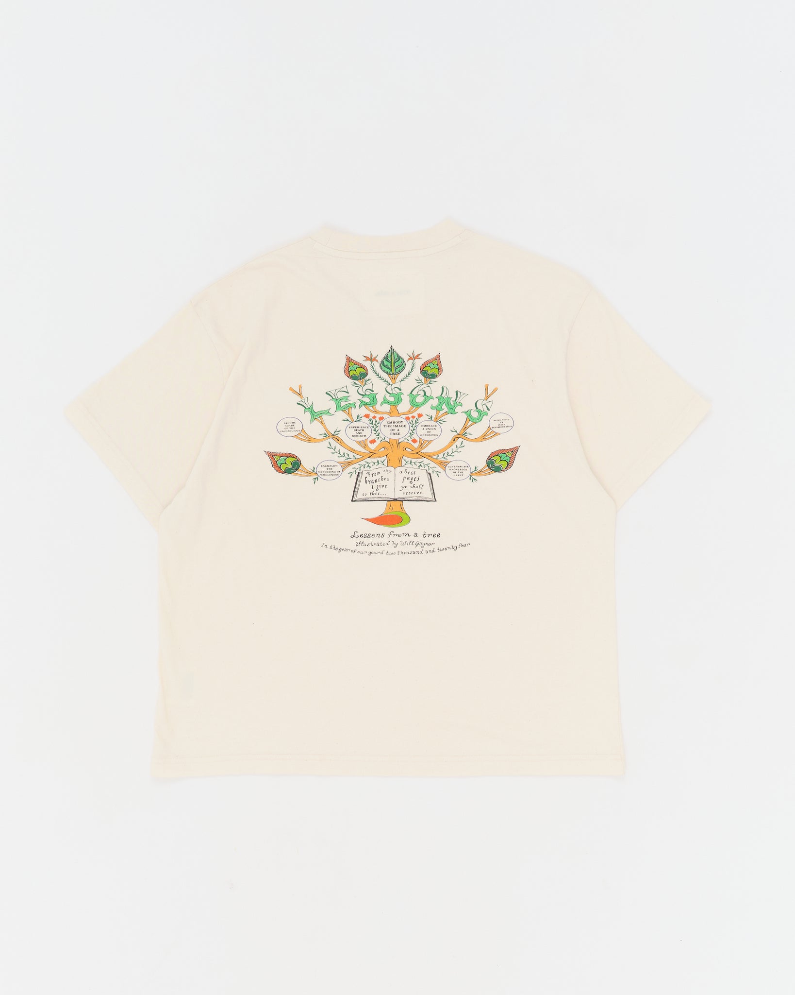 Grateful Tee SS - Ecru Lesson
