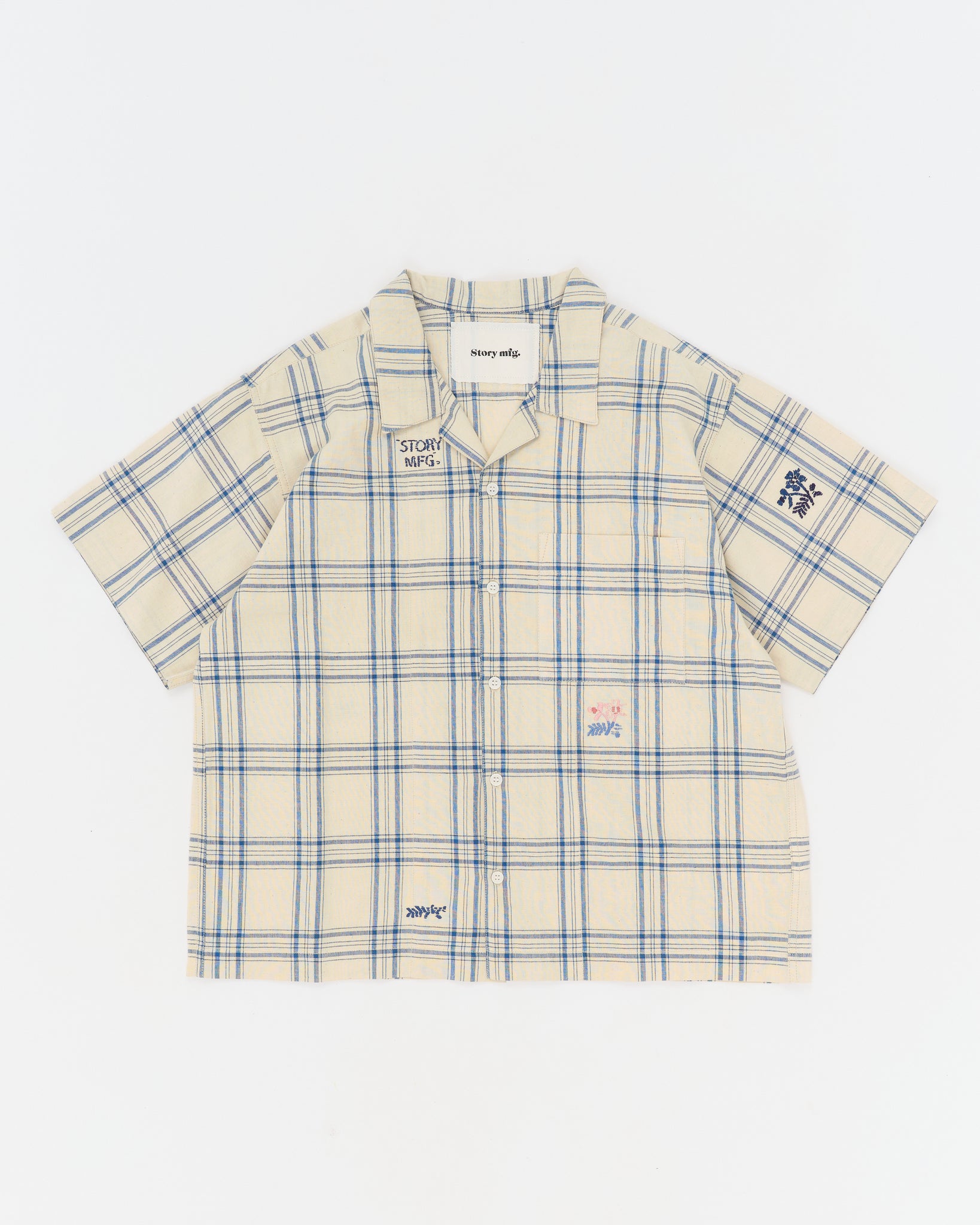 Greetings Shirt SS - French Gingham Interrupted
