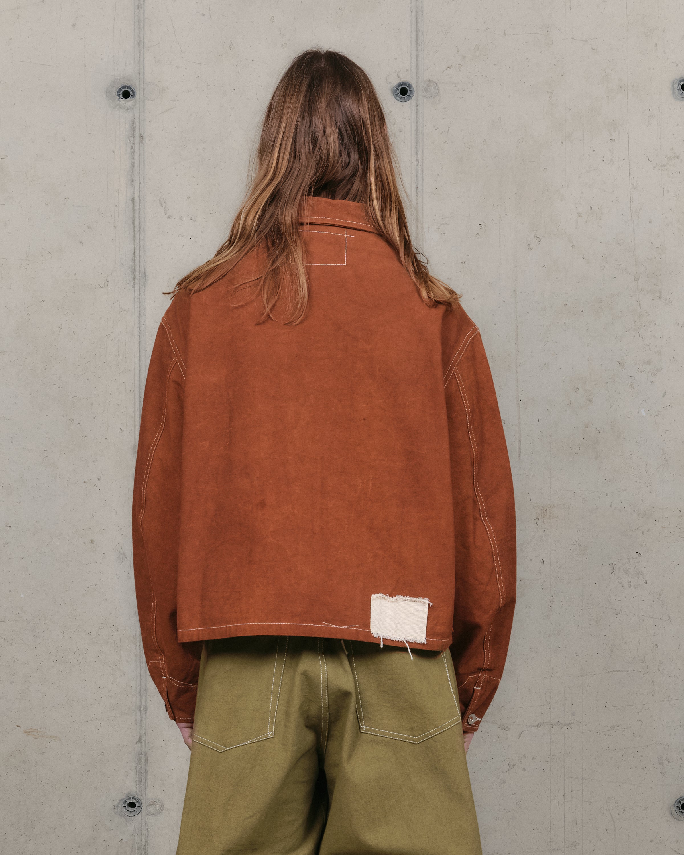 18East ジャケット　bode story mfg Station Jacket - Brown Wonky-Wear – Story mfg.