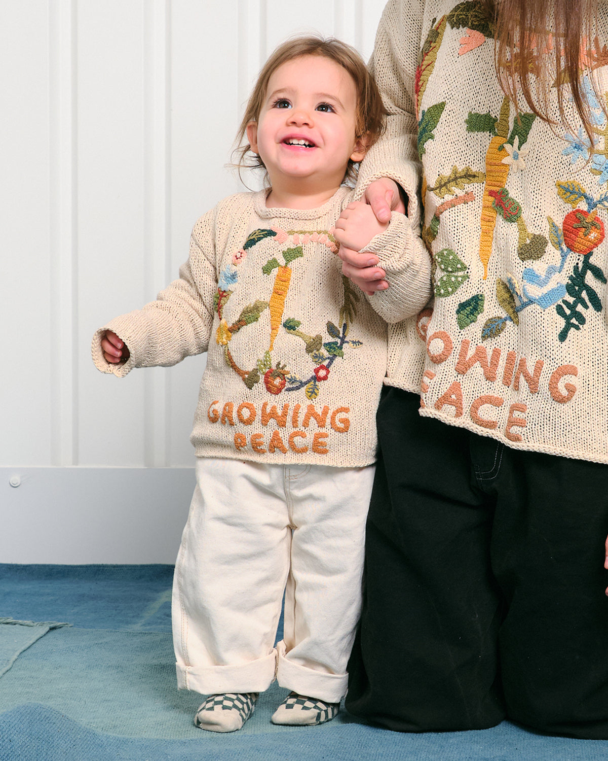 [Preorder] Kids Twinsun Knit Rollneck - Growing Peace