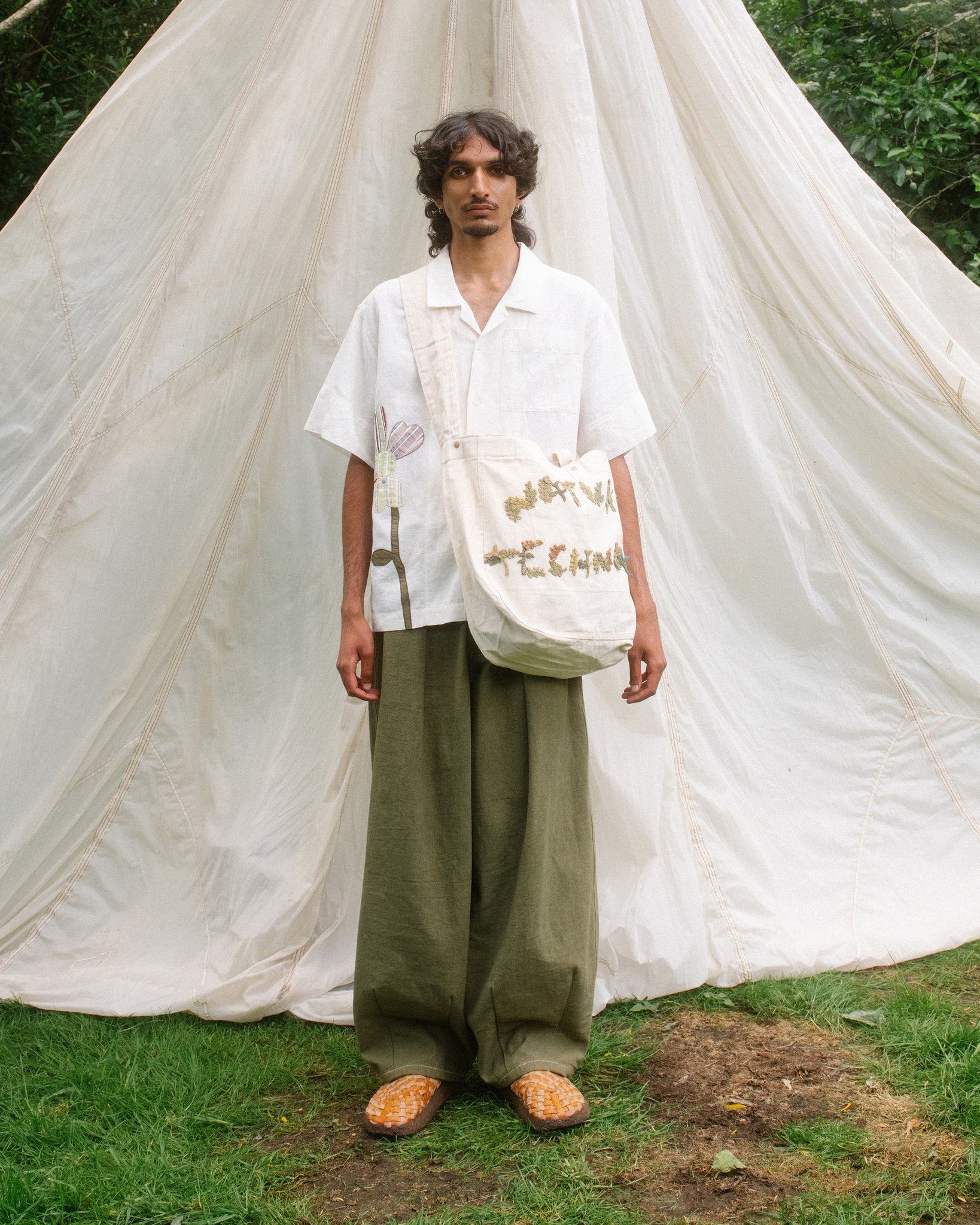 Big Shop Tote - Ecru Natural Tech
