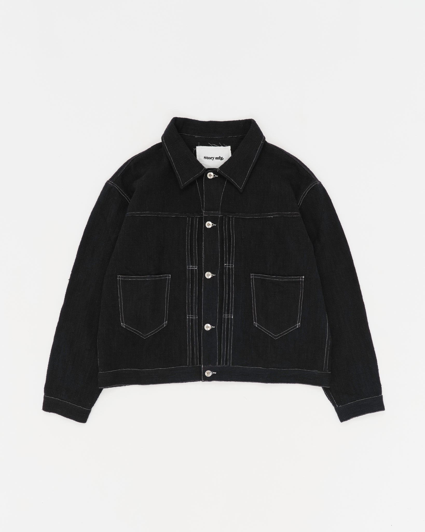 Sundae Jacket - Black Handloom