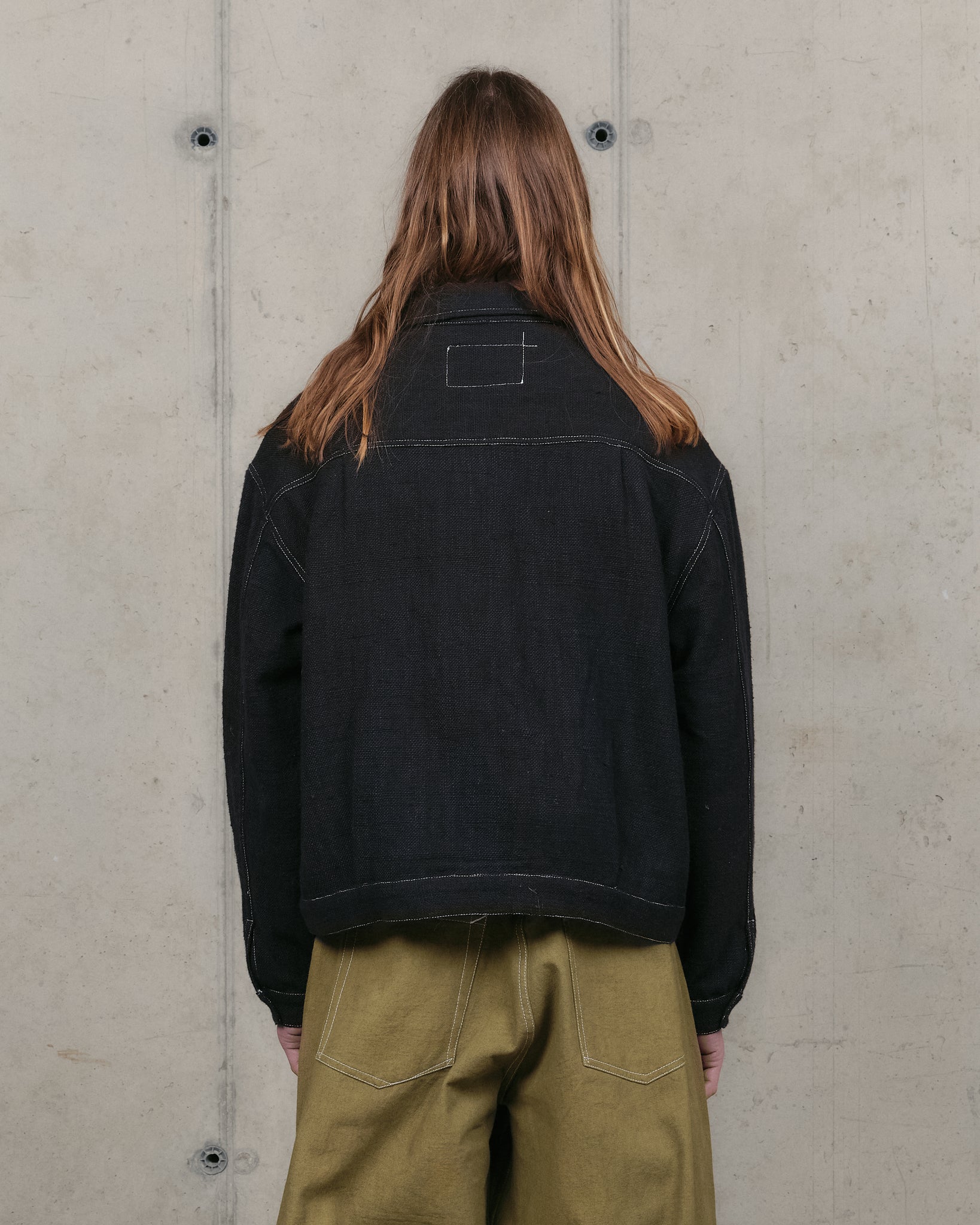 Sundae Jacket - Black Handloom