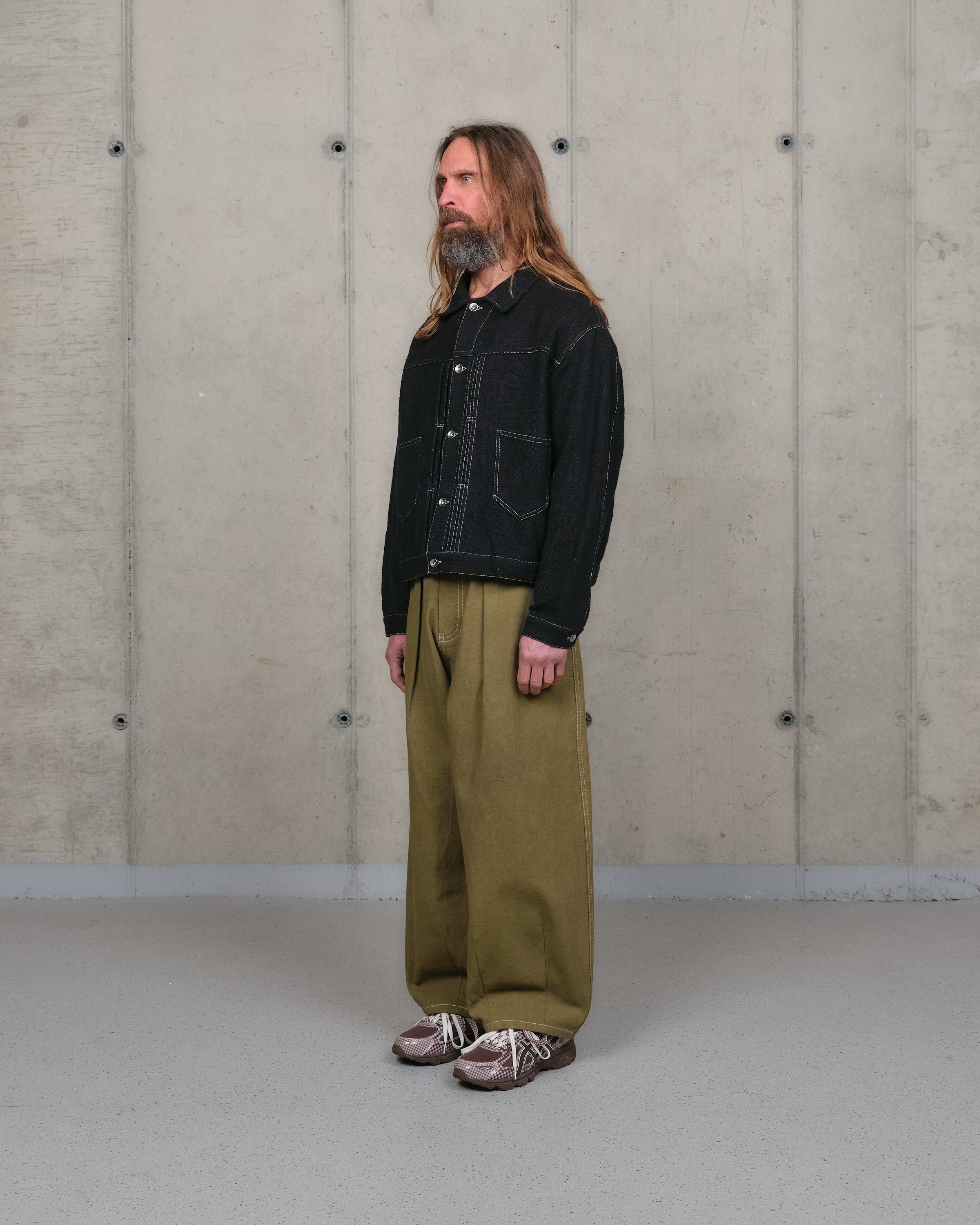Sundae Jacket - Black Handloom – Story mfg.
