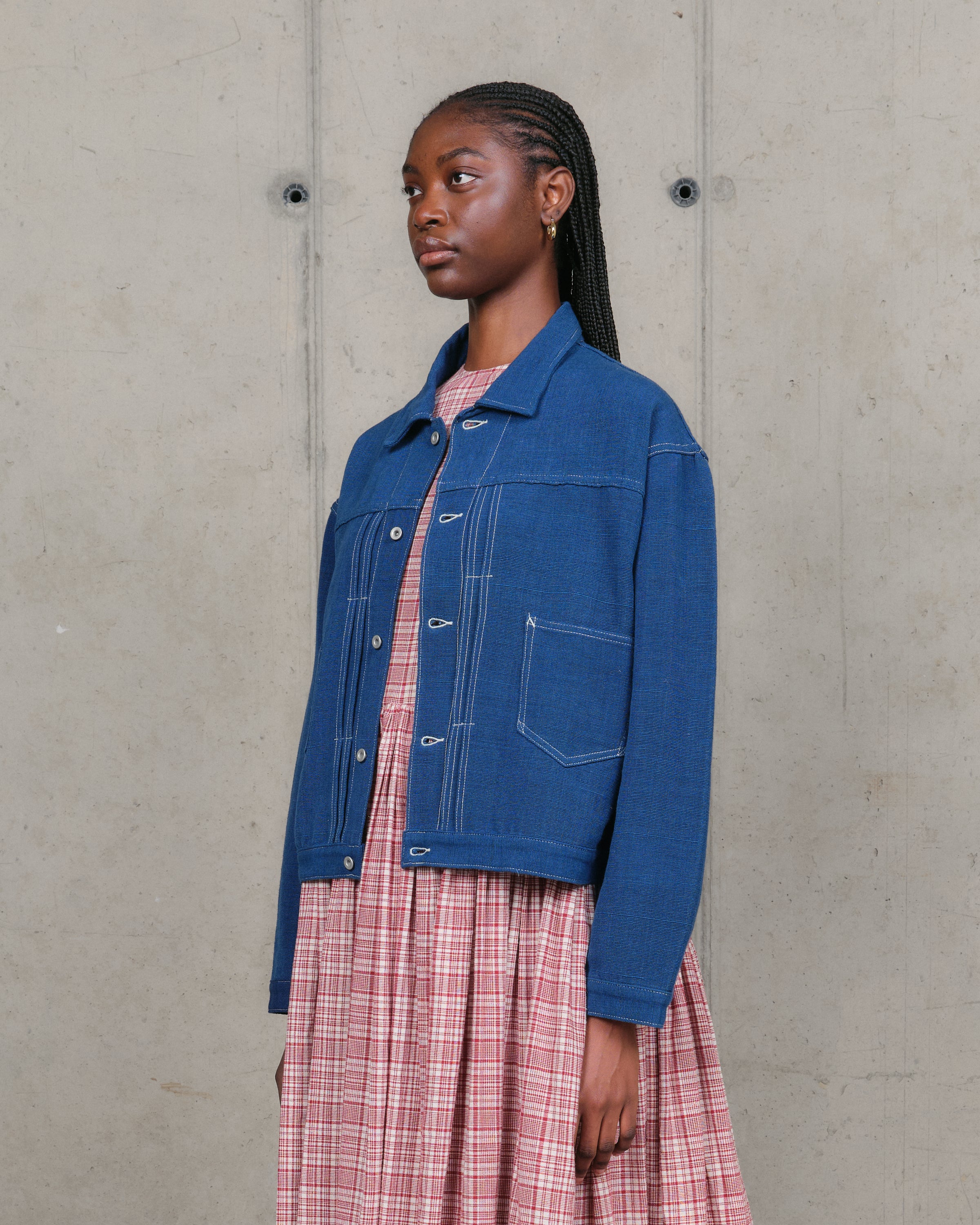Sundae Jacket - Indigo Handloom – Story mfg.