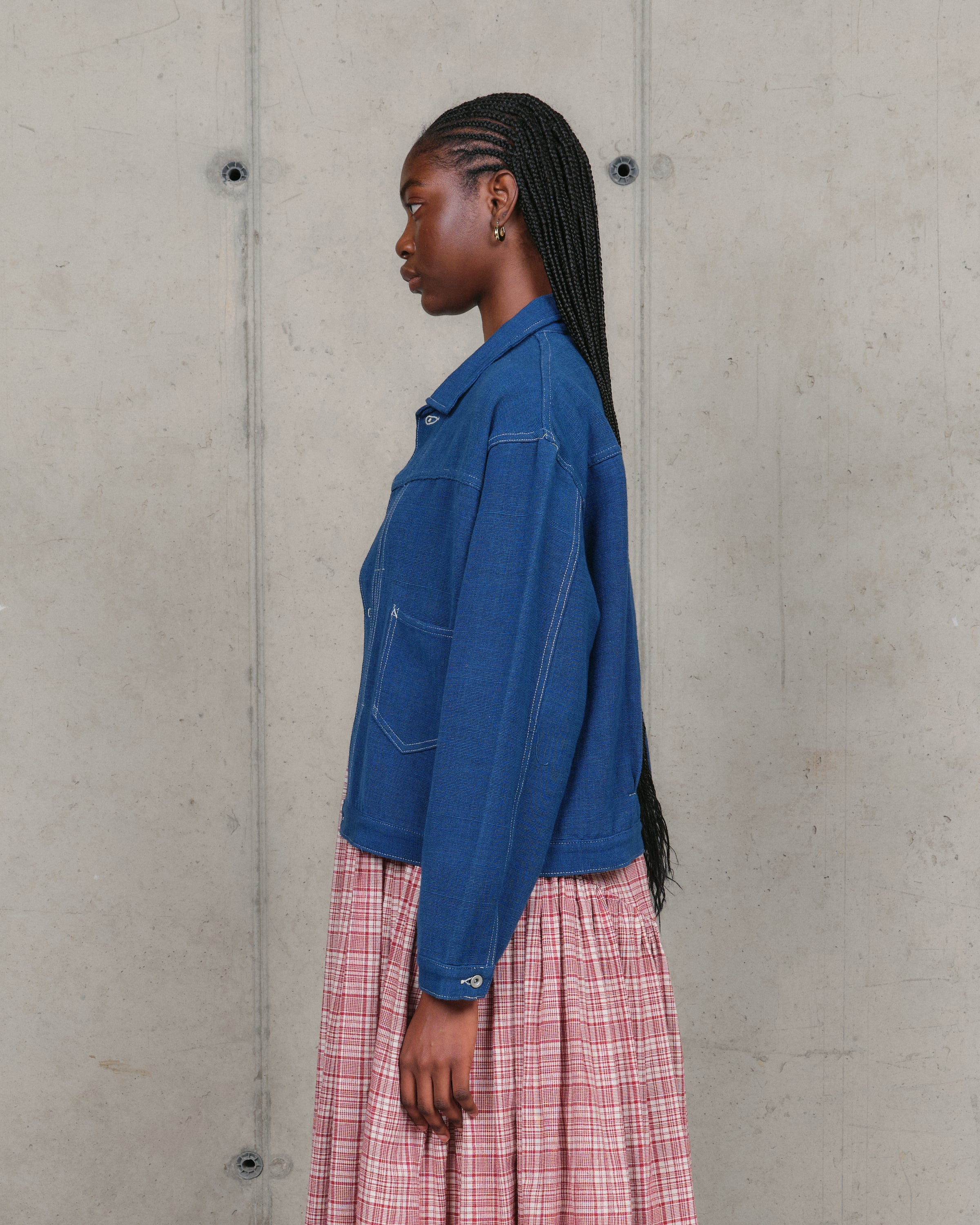 Sundae Jacket - Indigo Handloom – Story mfg.