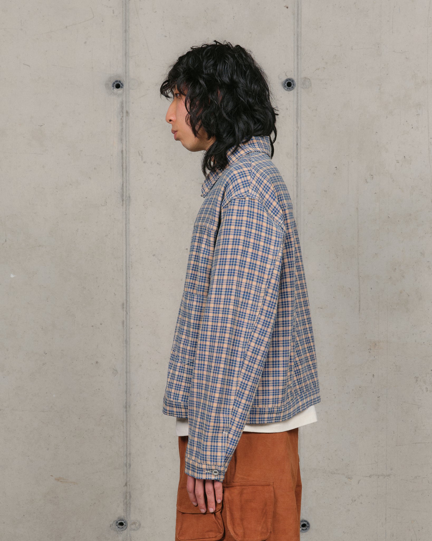 Sundae Jacket - Mud Check Handloom