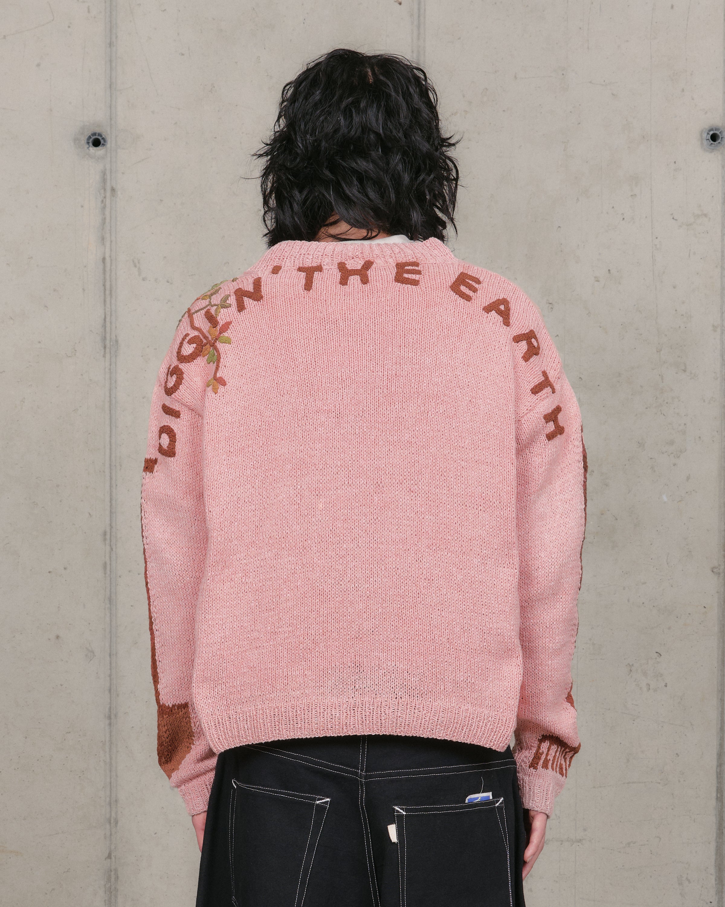 Sunwell Knit Cardigan - Pink Diggin' The Earth – Story mfg.