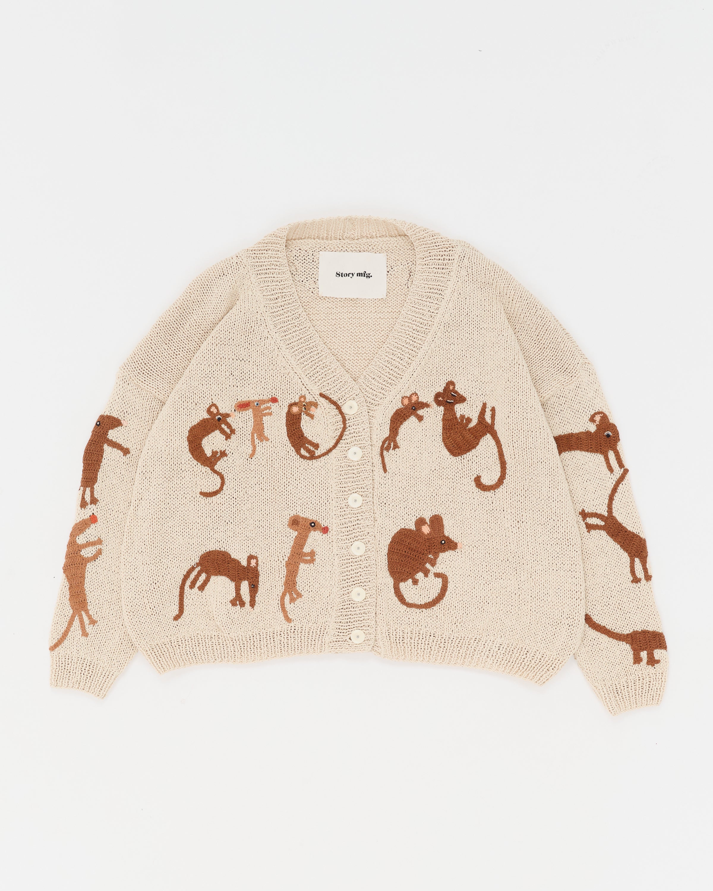 Sunwell Knit Cardigan - Ecru Friends – Story mfg.