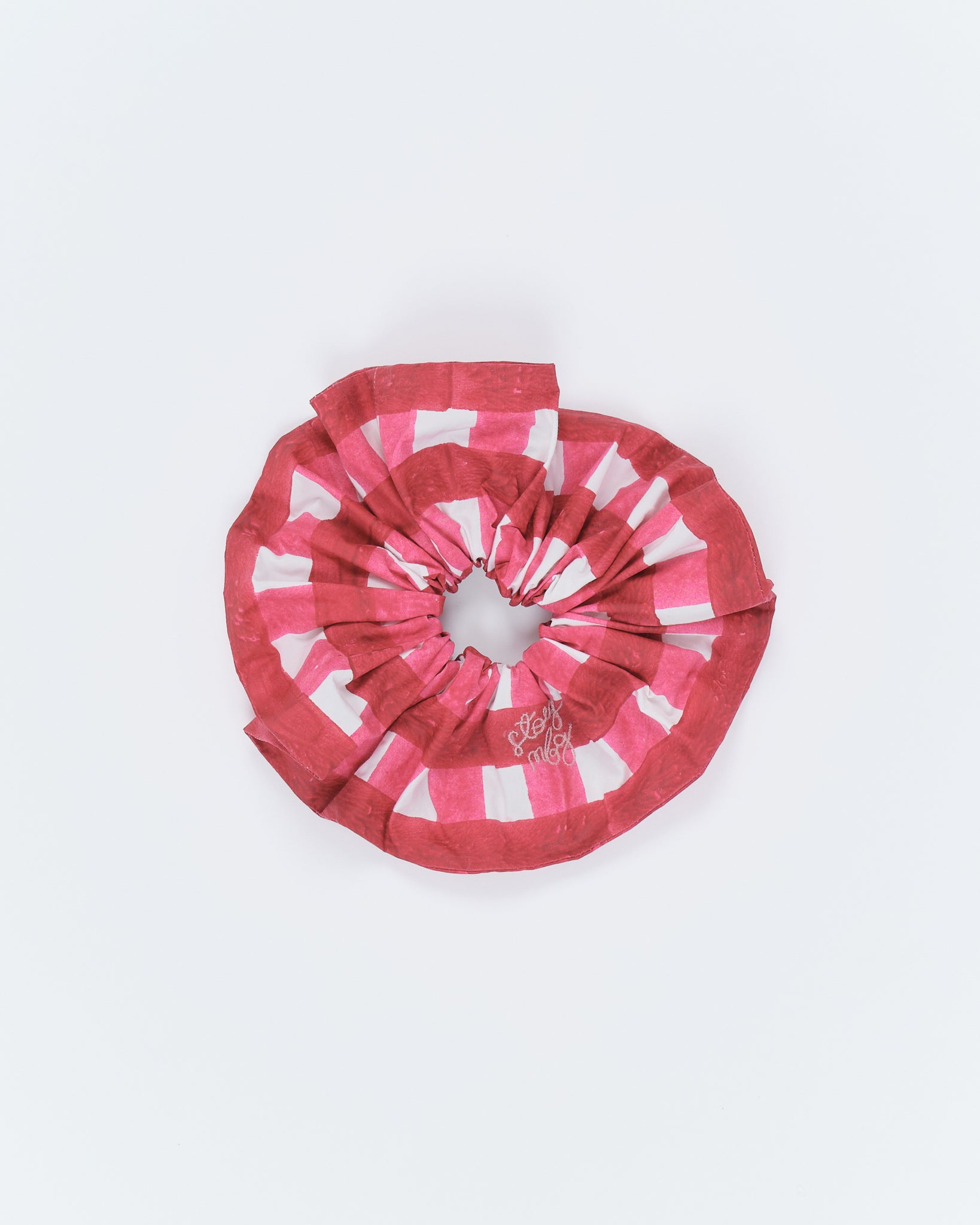 Scrunchie - Red Chunky Gingham
