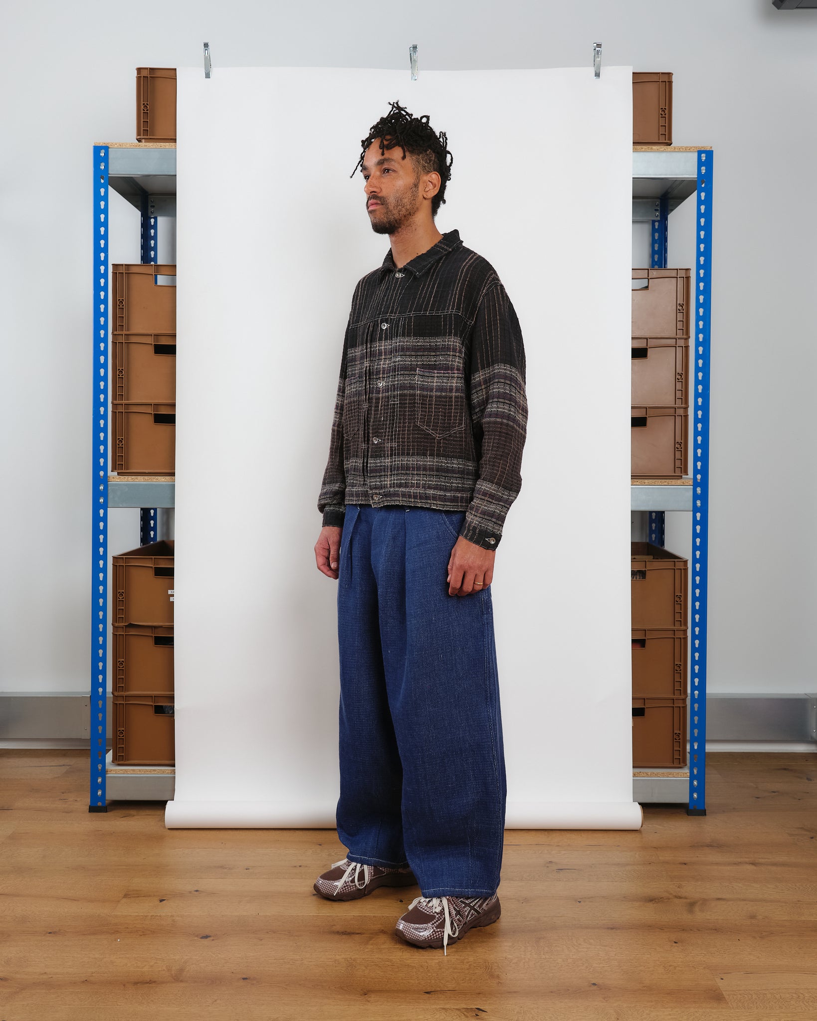 Sundae Jacket - Black Blanket Handloom