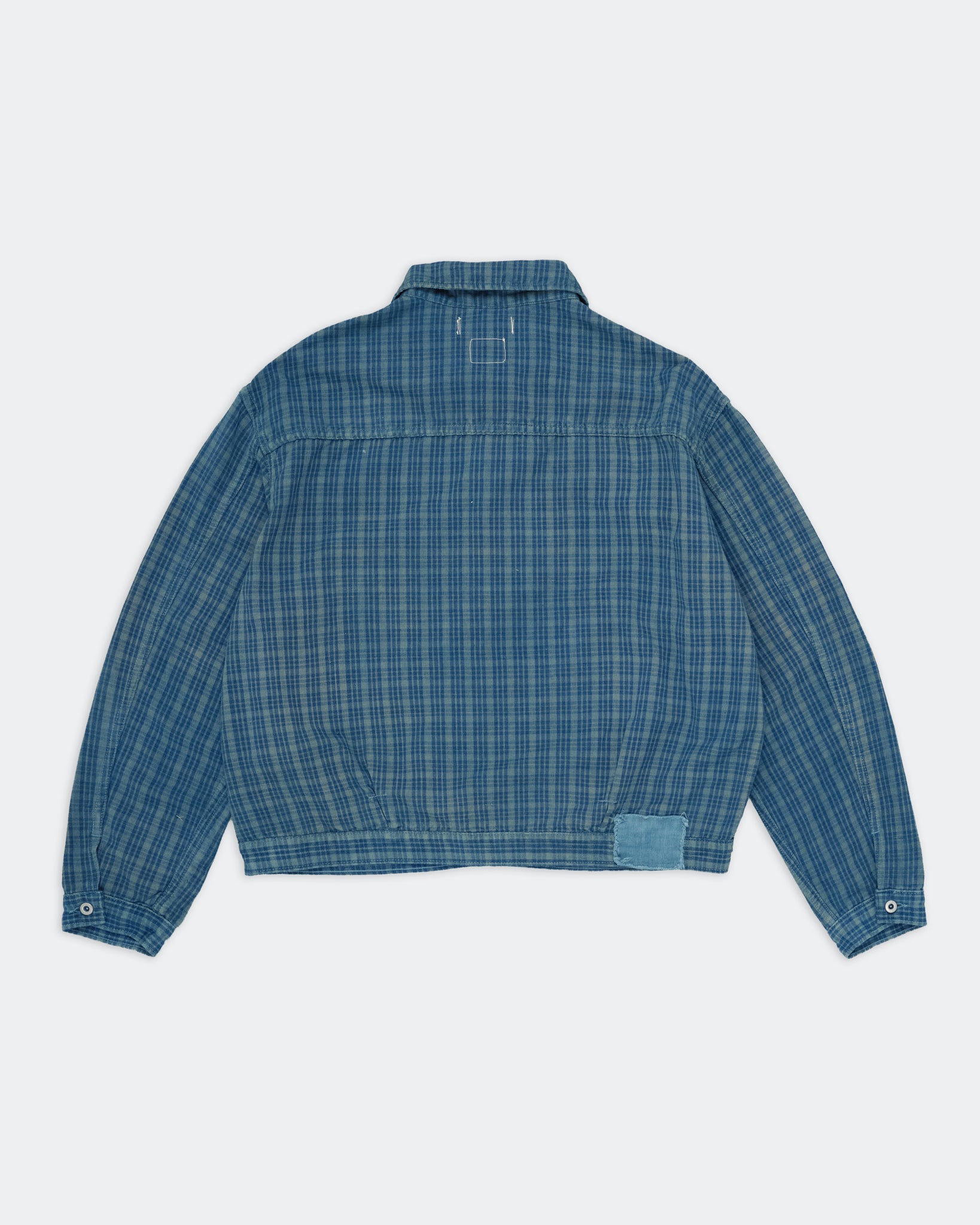 Sundae Jacket - Indigo Mud Check – Story mfg.