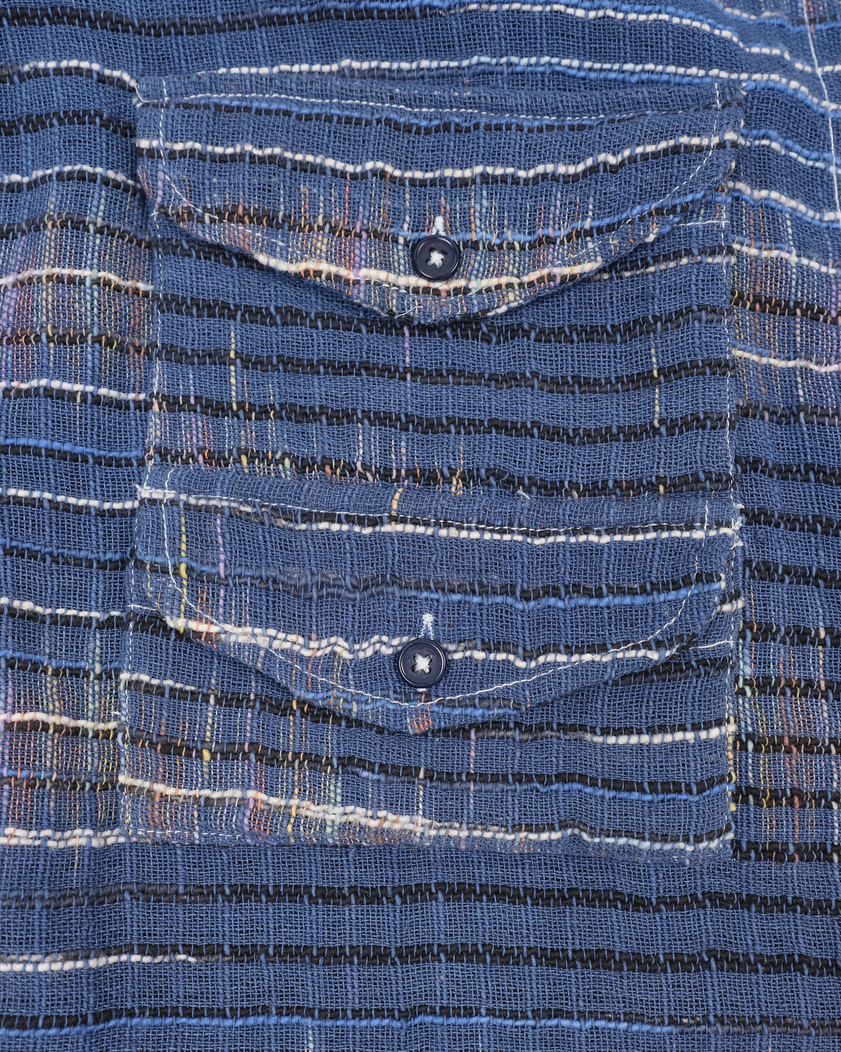 Harvest Shirt - Indigo Handloom