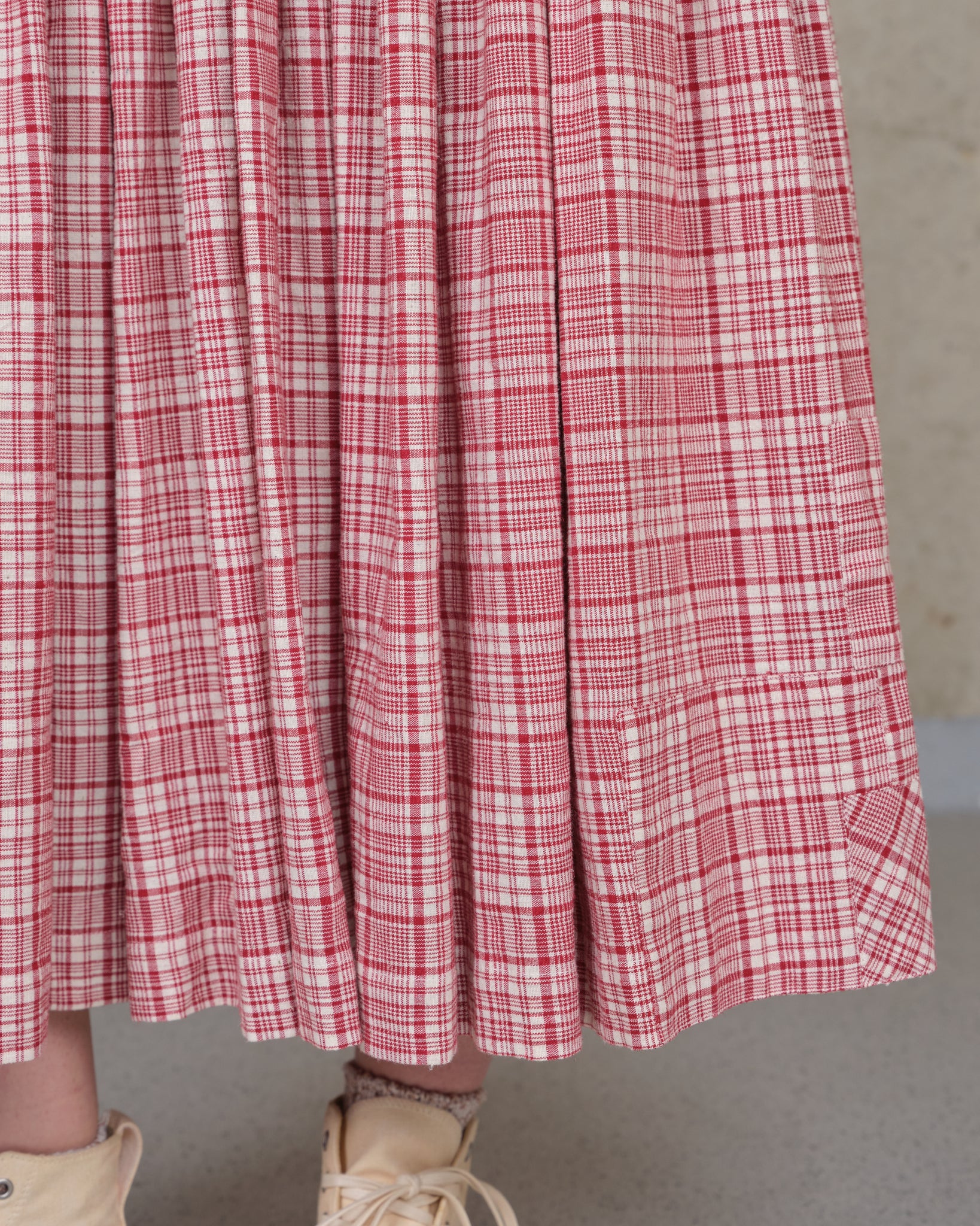 Echo Dress - Red Check Picnic