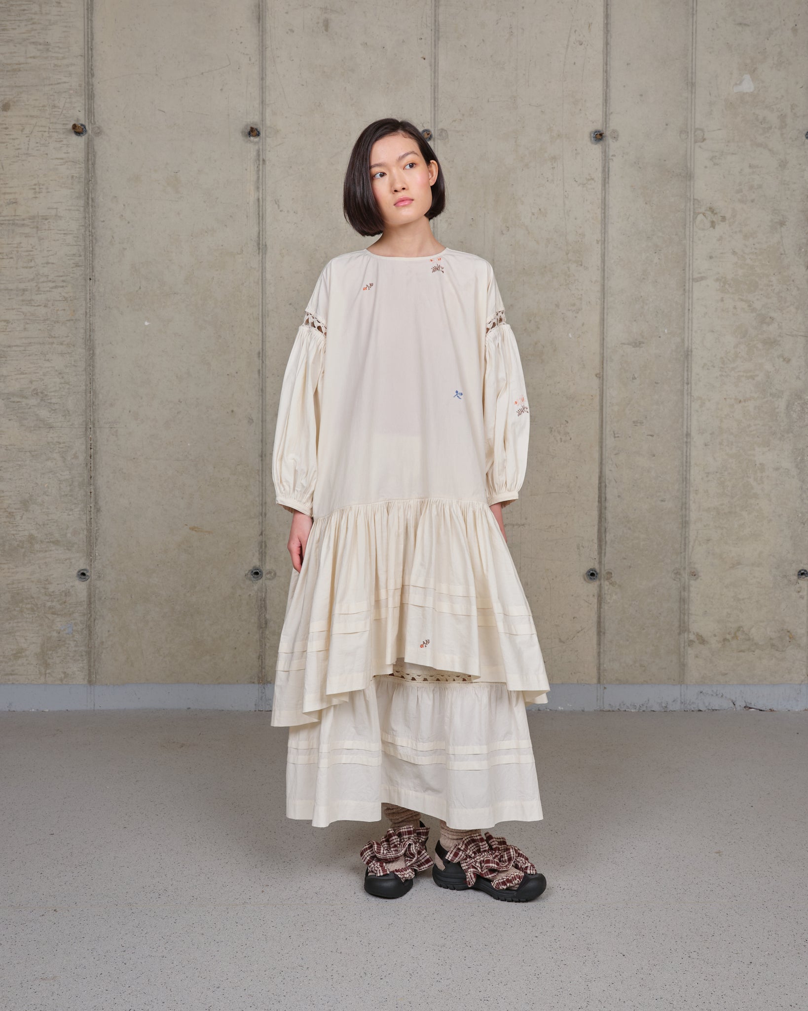 Verity Dress - Interrupted Embroidery