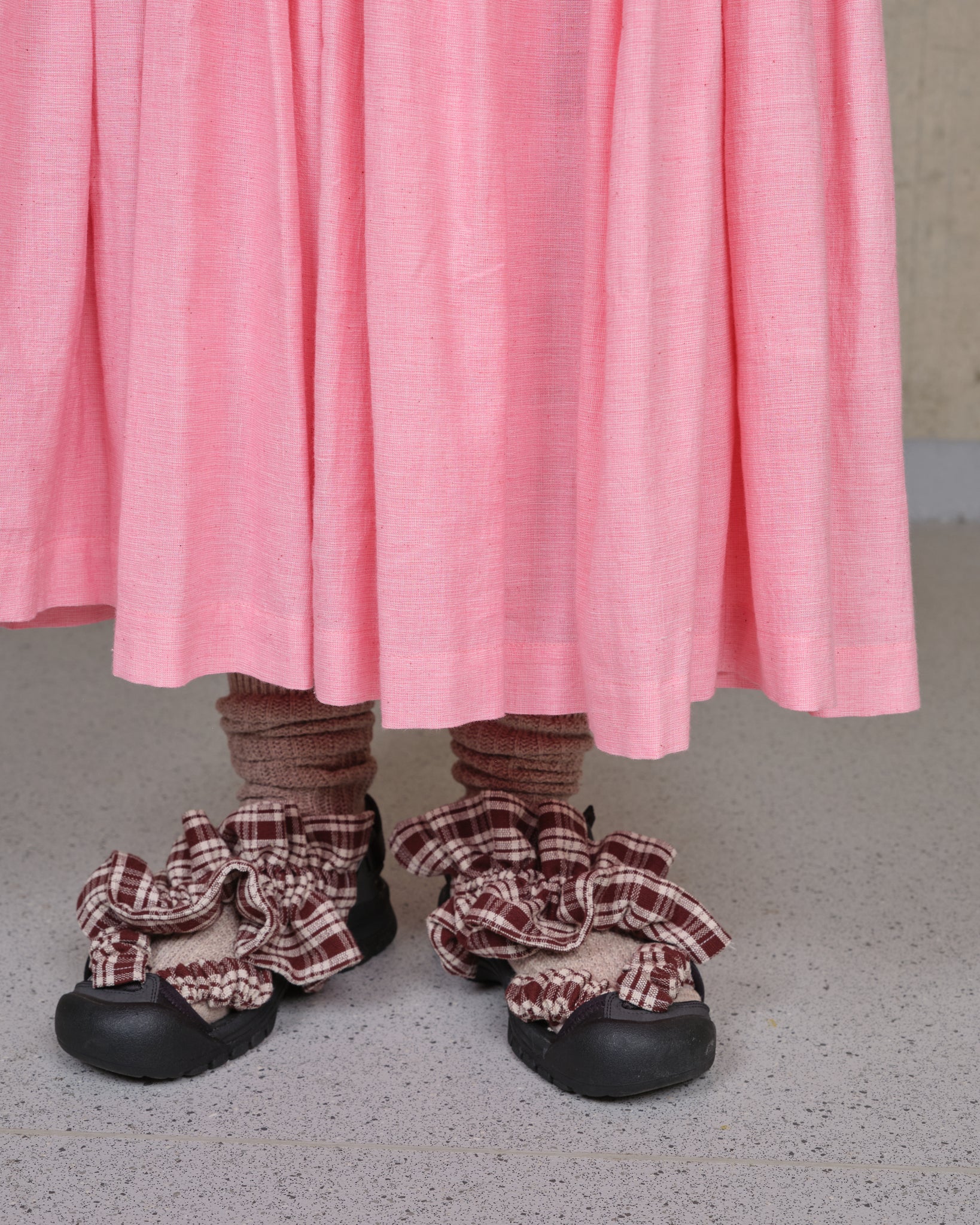 Pine Skirt - Pink Pleats