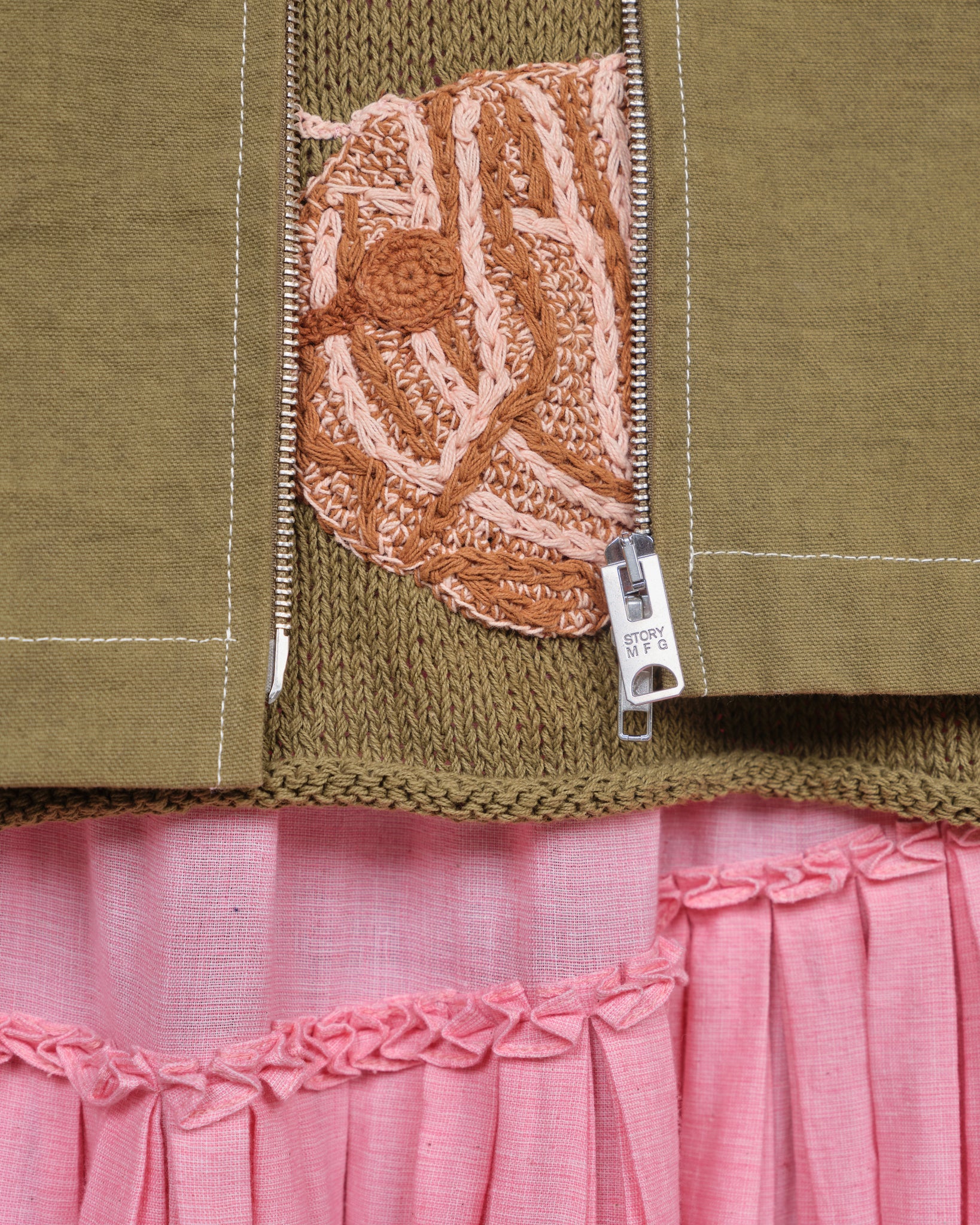 555 Jacket - Olive Wonky-Wear