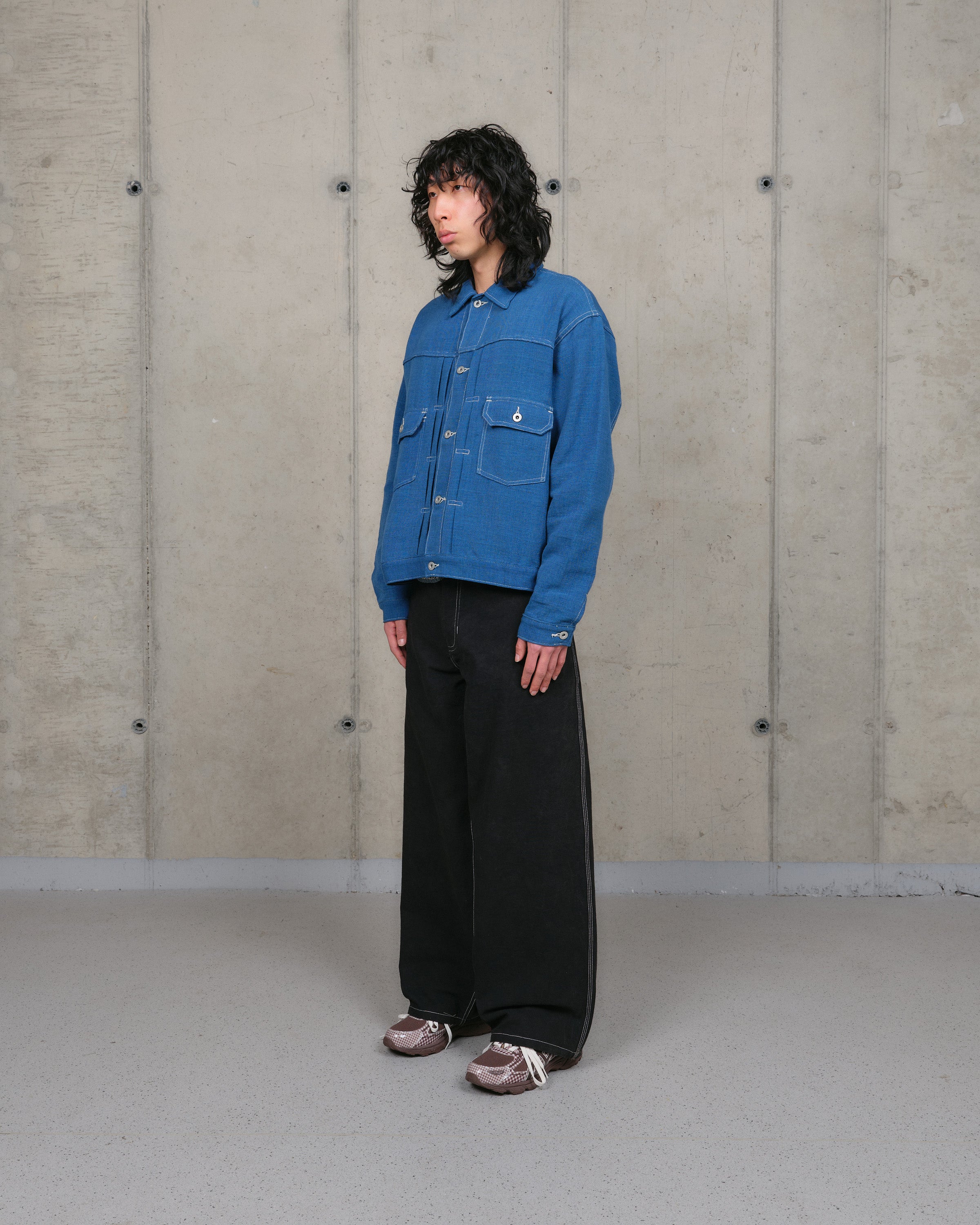 OHOTORO Loom Indigo Jacket S