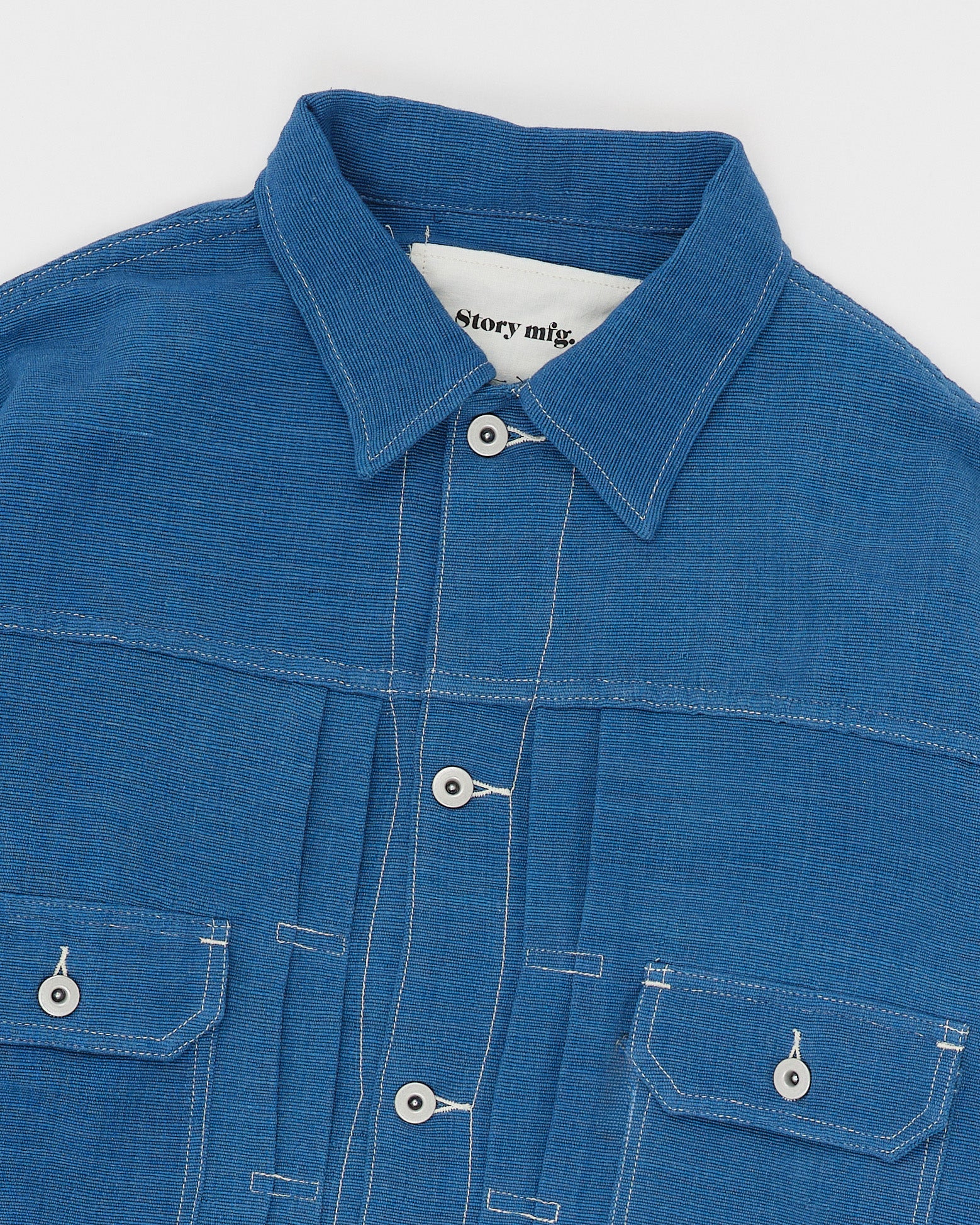 Tuesday Jacket - Indigo Handloom – Story mfg.