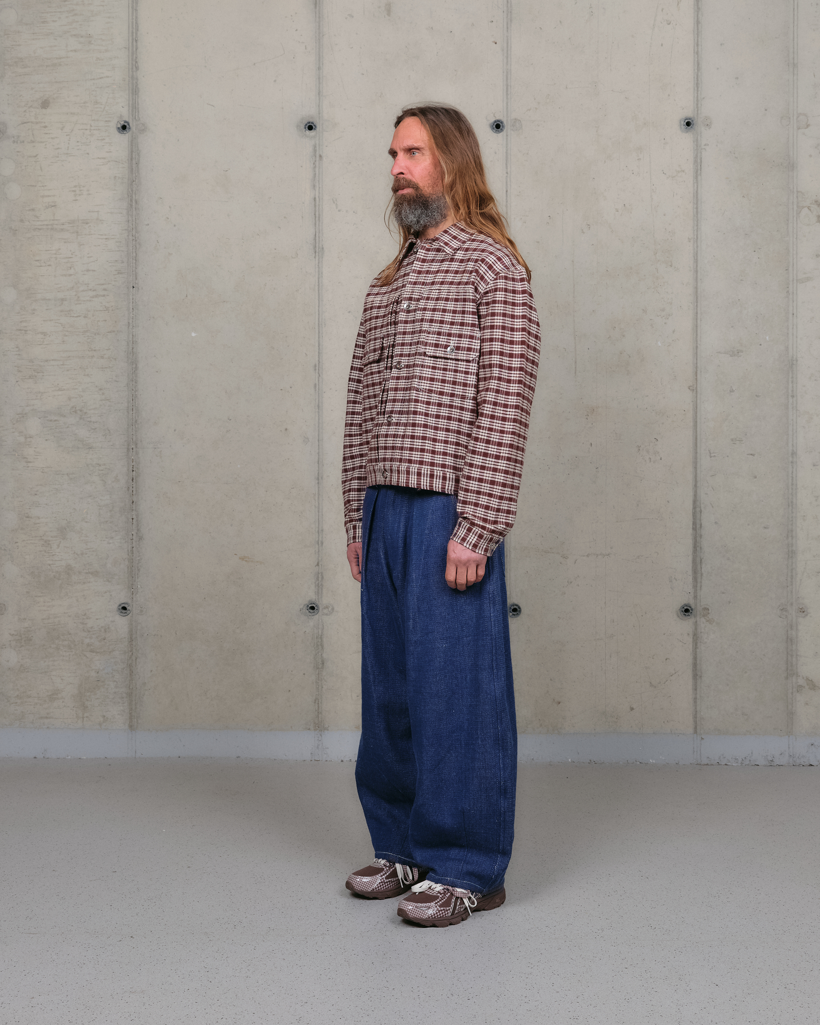 Tuesday Jacket - Wood Check Handloom