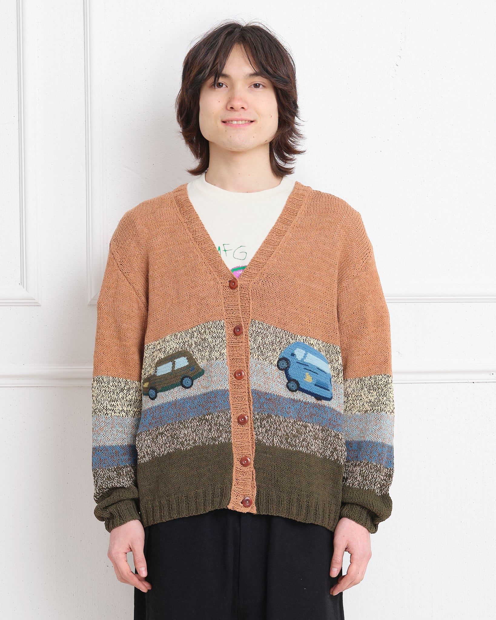 Twinsun Knit Cardigan - Clay Solar Future