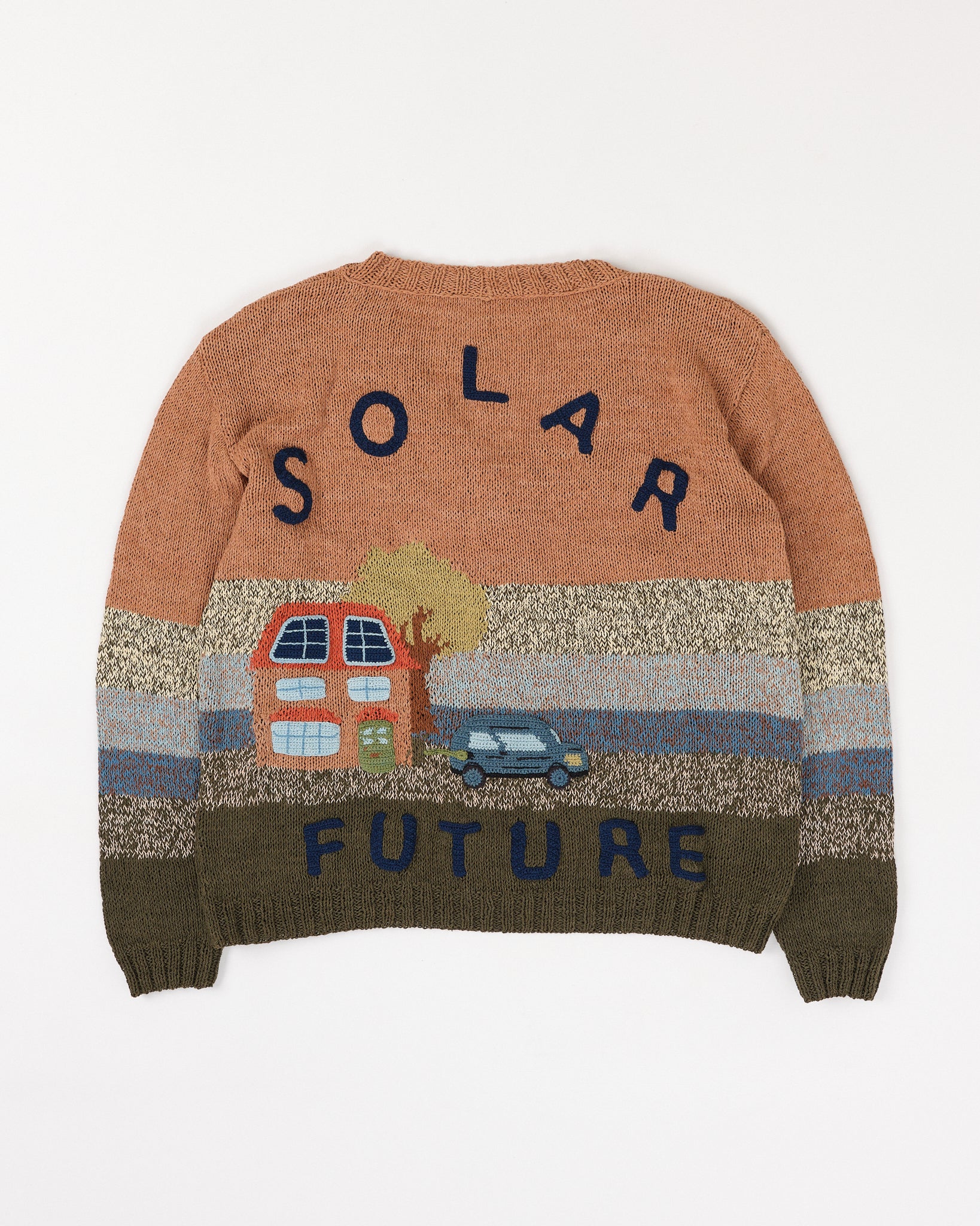 Twinsun Knit Cardigan - Clay Solar Future
