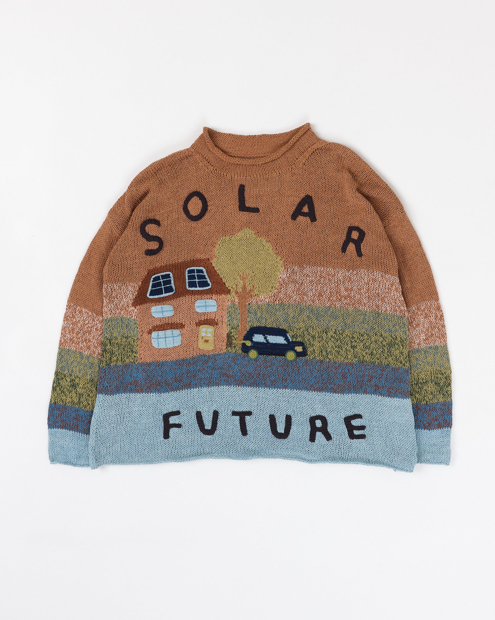Twinsun Knit Rollneck - Clay Solar Future
