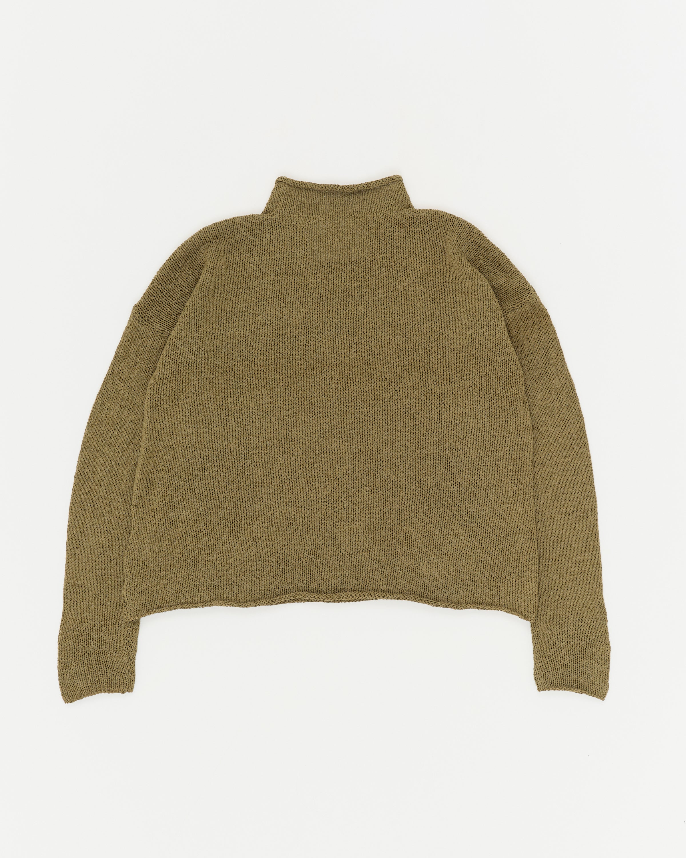 Twinsun Knit Rollneck - Olive Homemade – Story mfg.