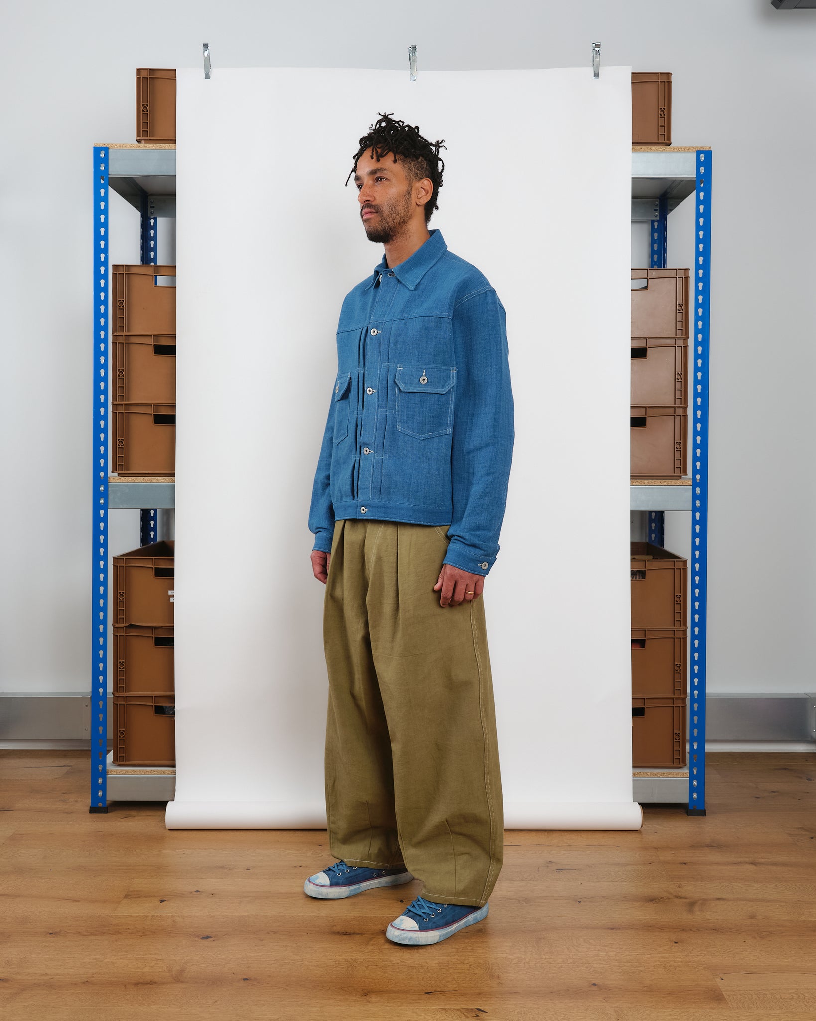 Tuesday Jacket - Indigo Handloom