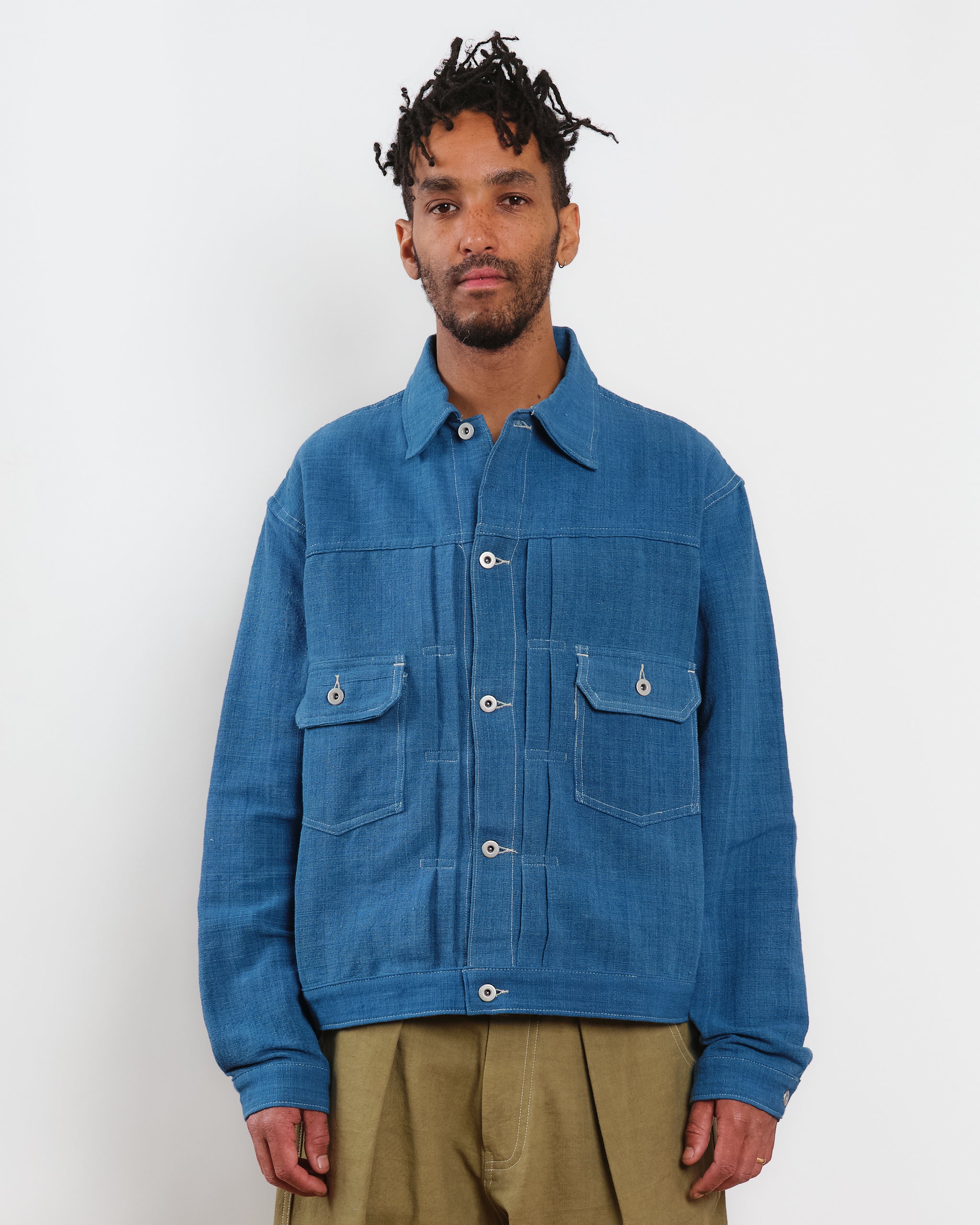 ジャケット INSTANTFUNK vintage washed jacket 5BMM163 Classic Utility Jacket In Magnet – 1822 Denim