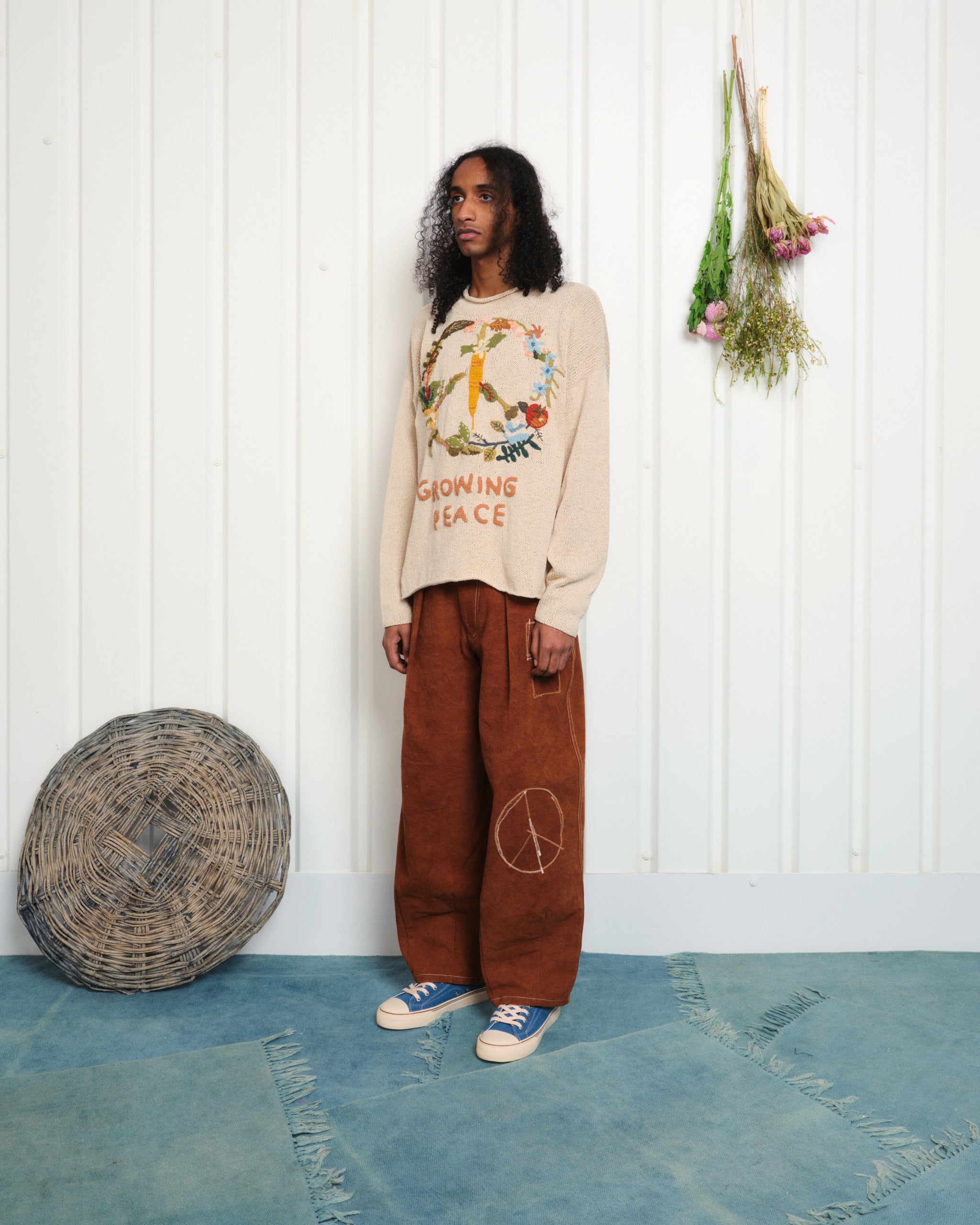 Twinsun Knit Rollneck - Ecru Growing Peace – Story mfg.