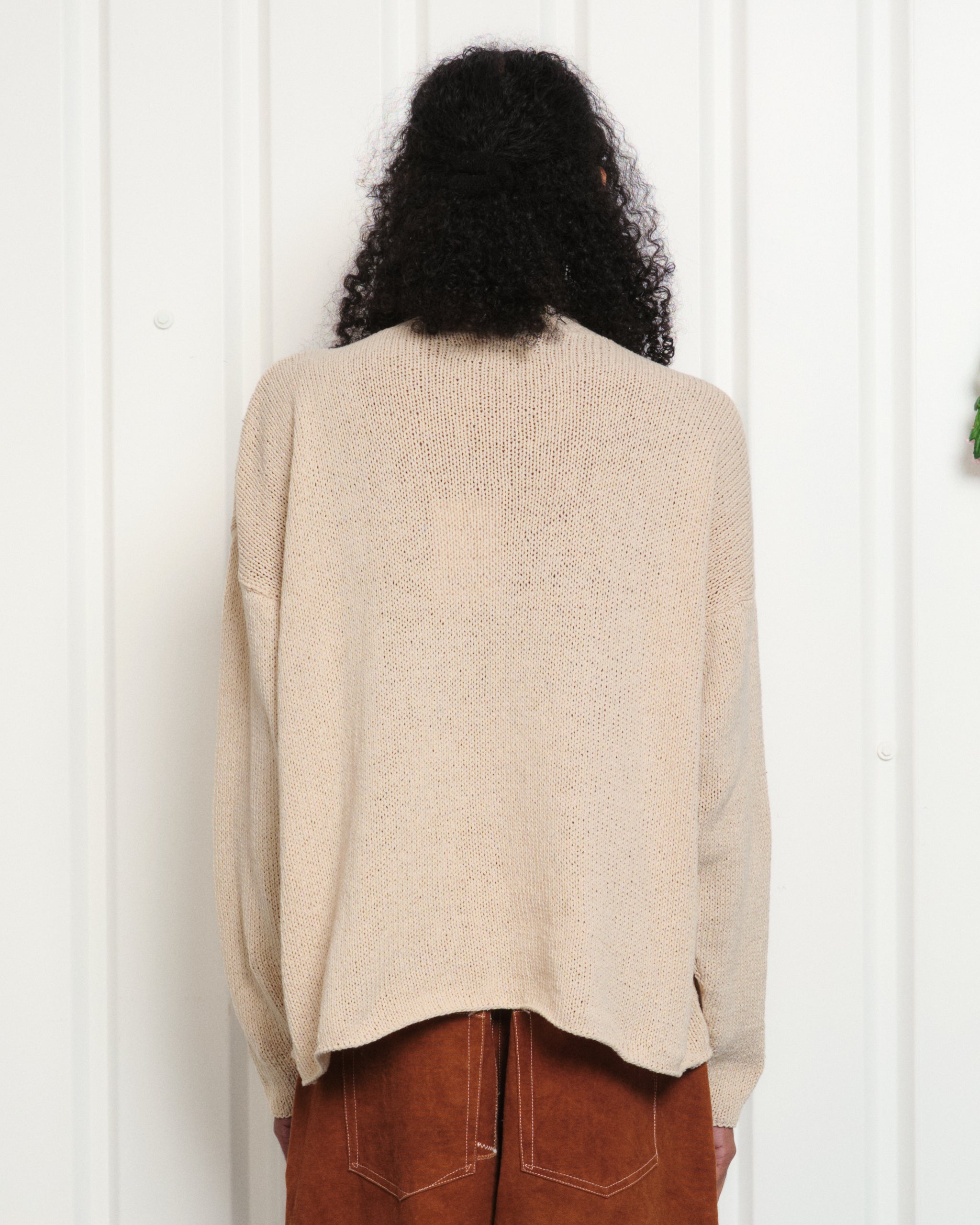 Twinsun Knit Rollneck - Ecru Growing Peace – Story mfg.
