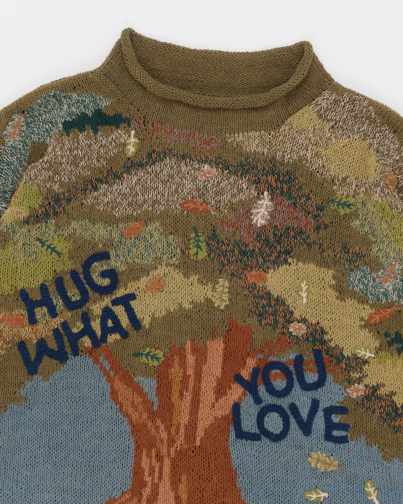 Twinsun Knit Rollneck - Olive Hug What You Love