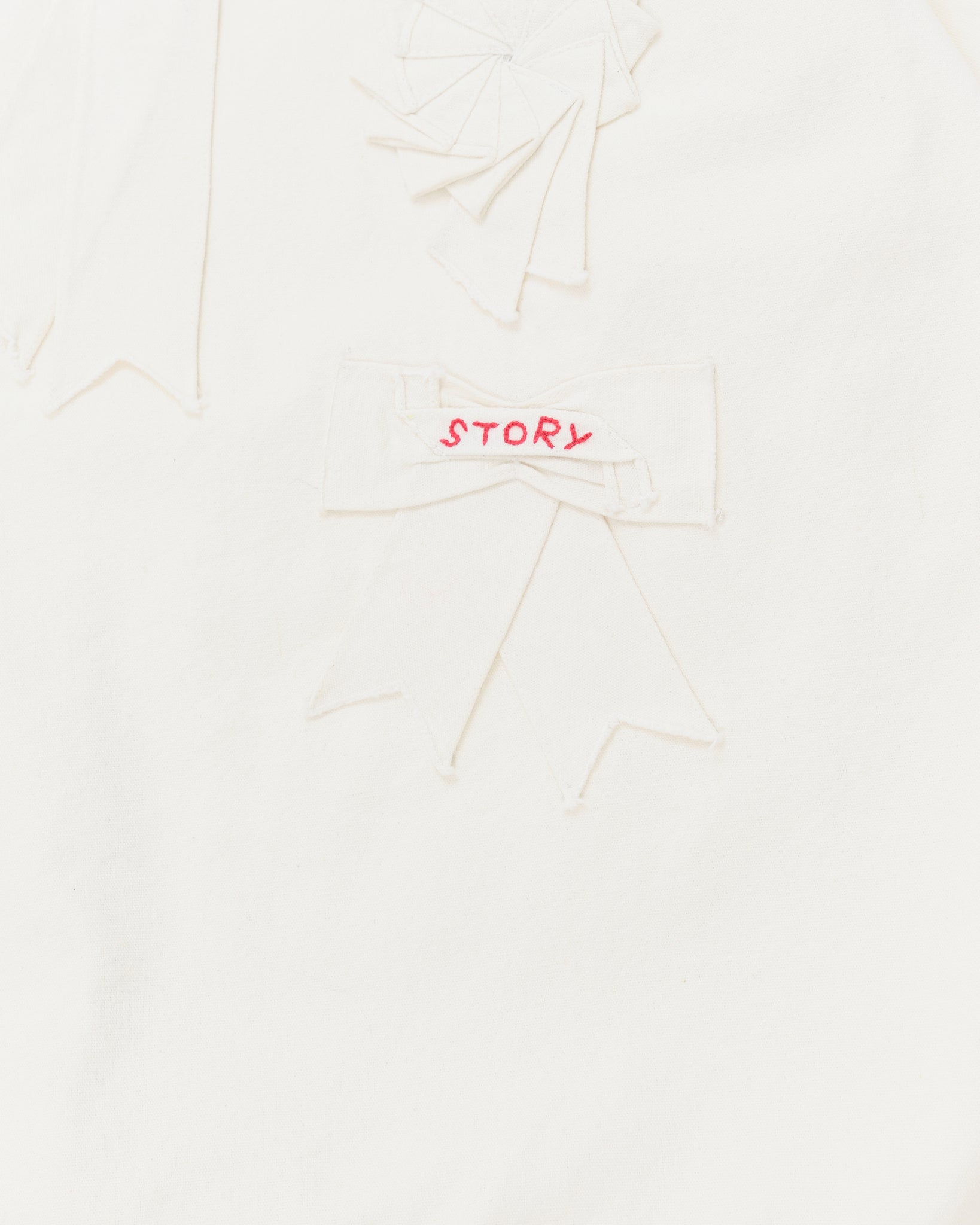 Varsity Jacket - Ecru Rosette