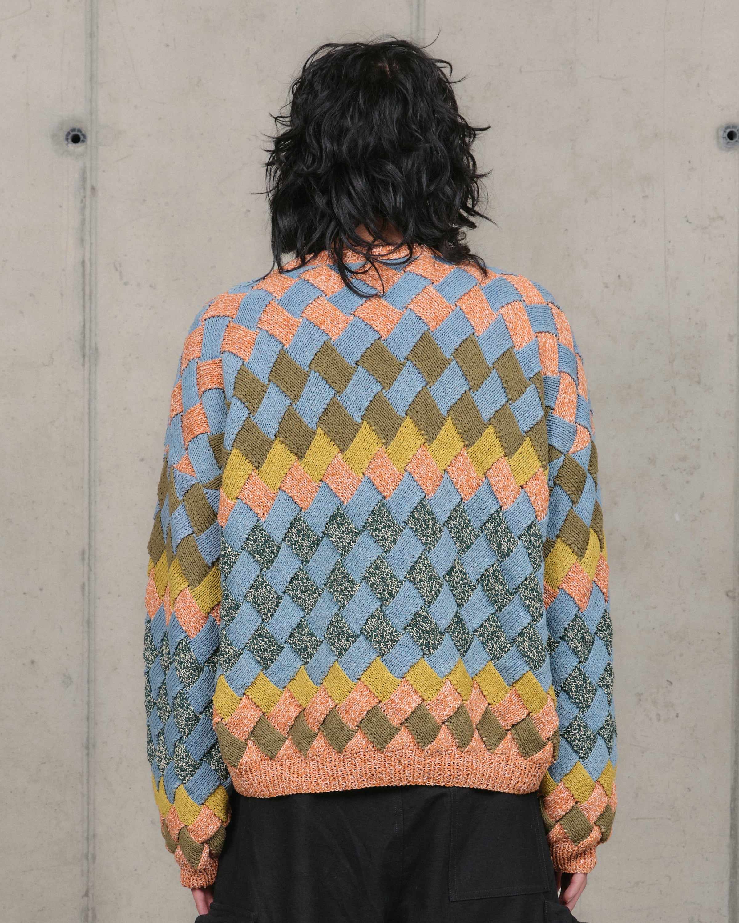 トップス Y.A.R.N 90's Motif Knit CROSS-PATCH 23SS トップス Y.A.R.N 90's Motif Knit CROSS-PATCH 23SS Y.A.R.N 90's