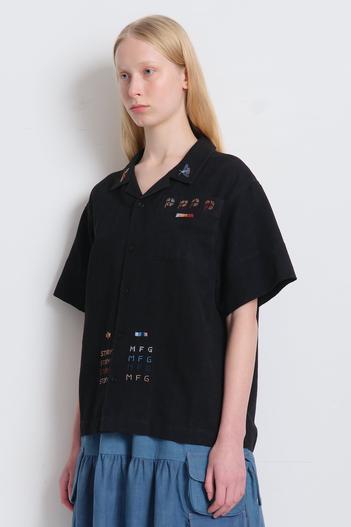 Greetings Shirt  - Black Moth Sampler