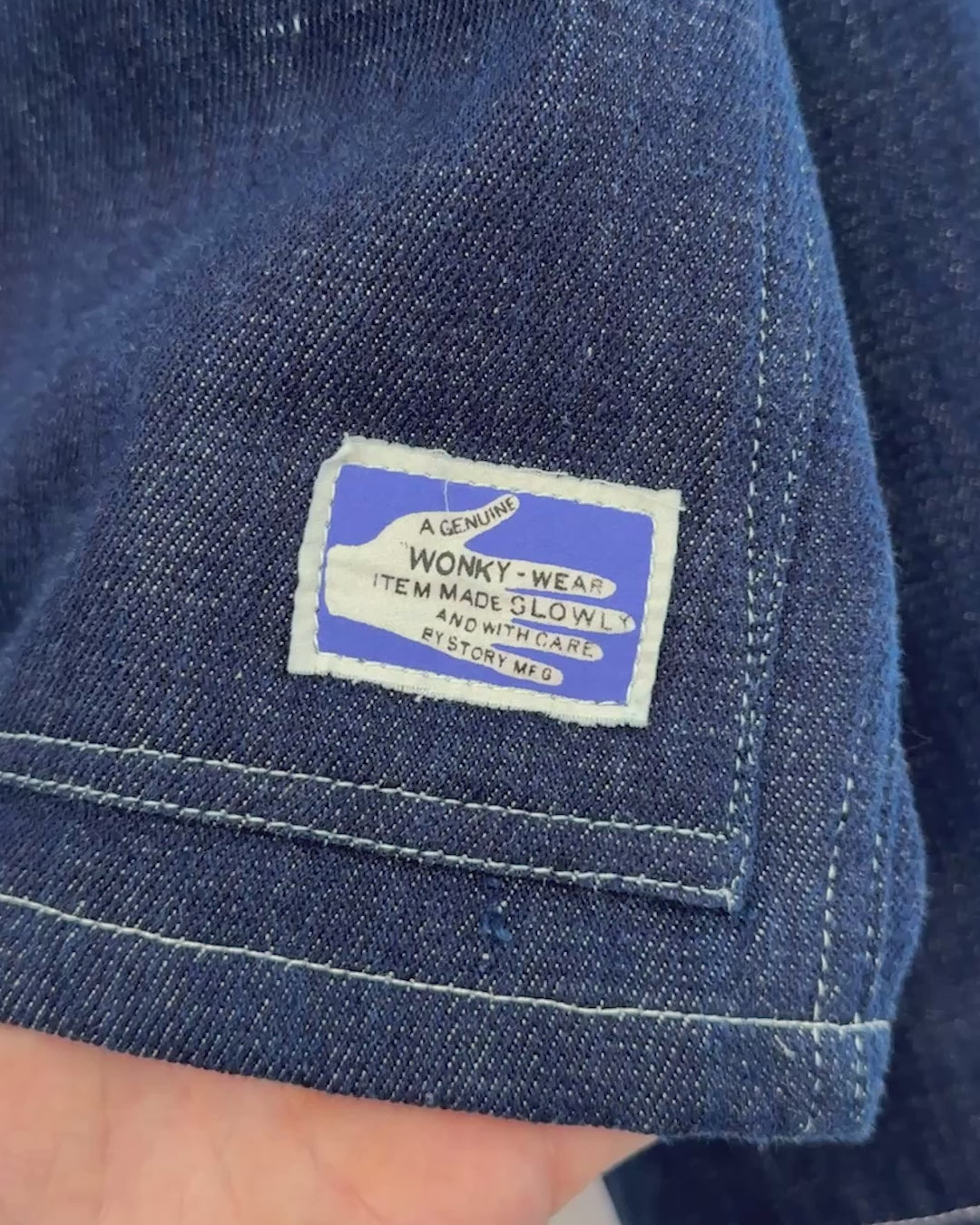 Post Jacket - Indigo Selvedge Denim – Story mfg.