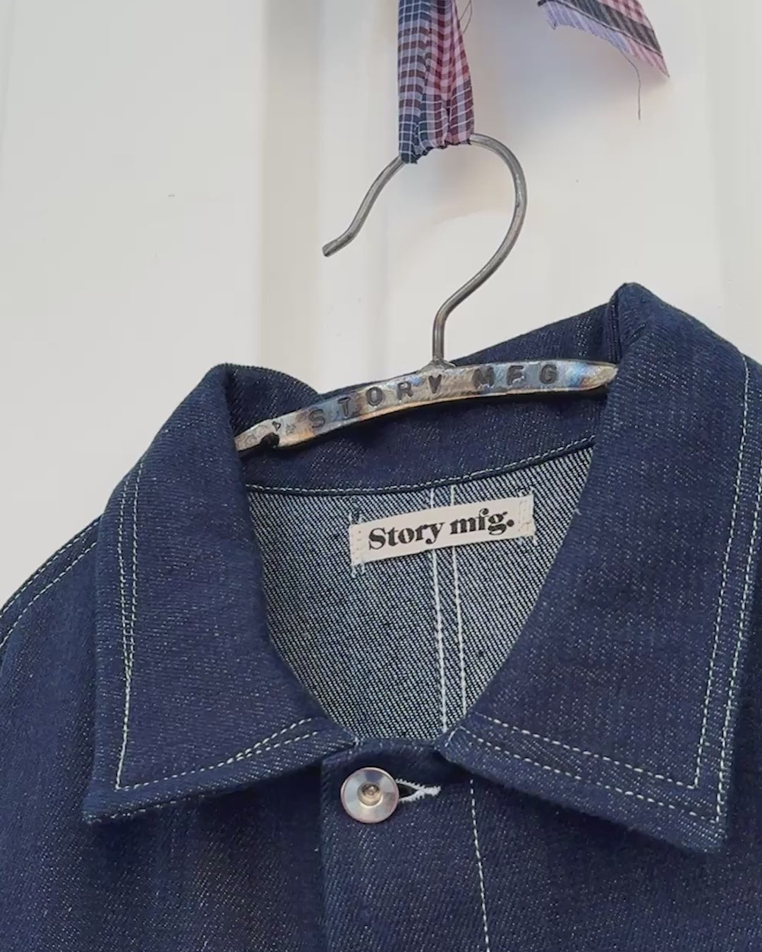Post Jacket - Indigo Selvedge Denim – Story mfg.