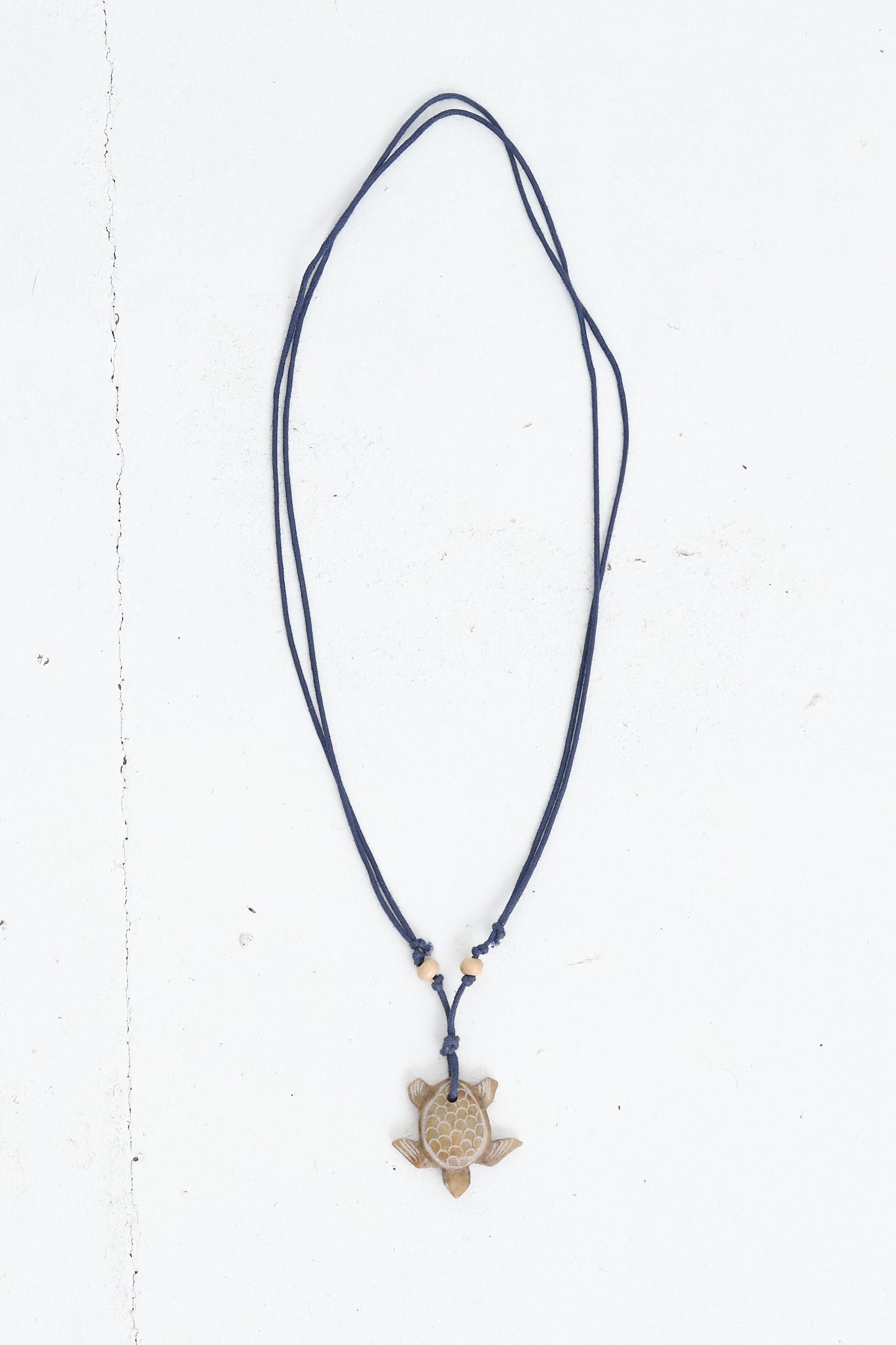 Hand Carved Necklace - Turtle