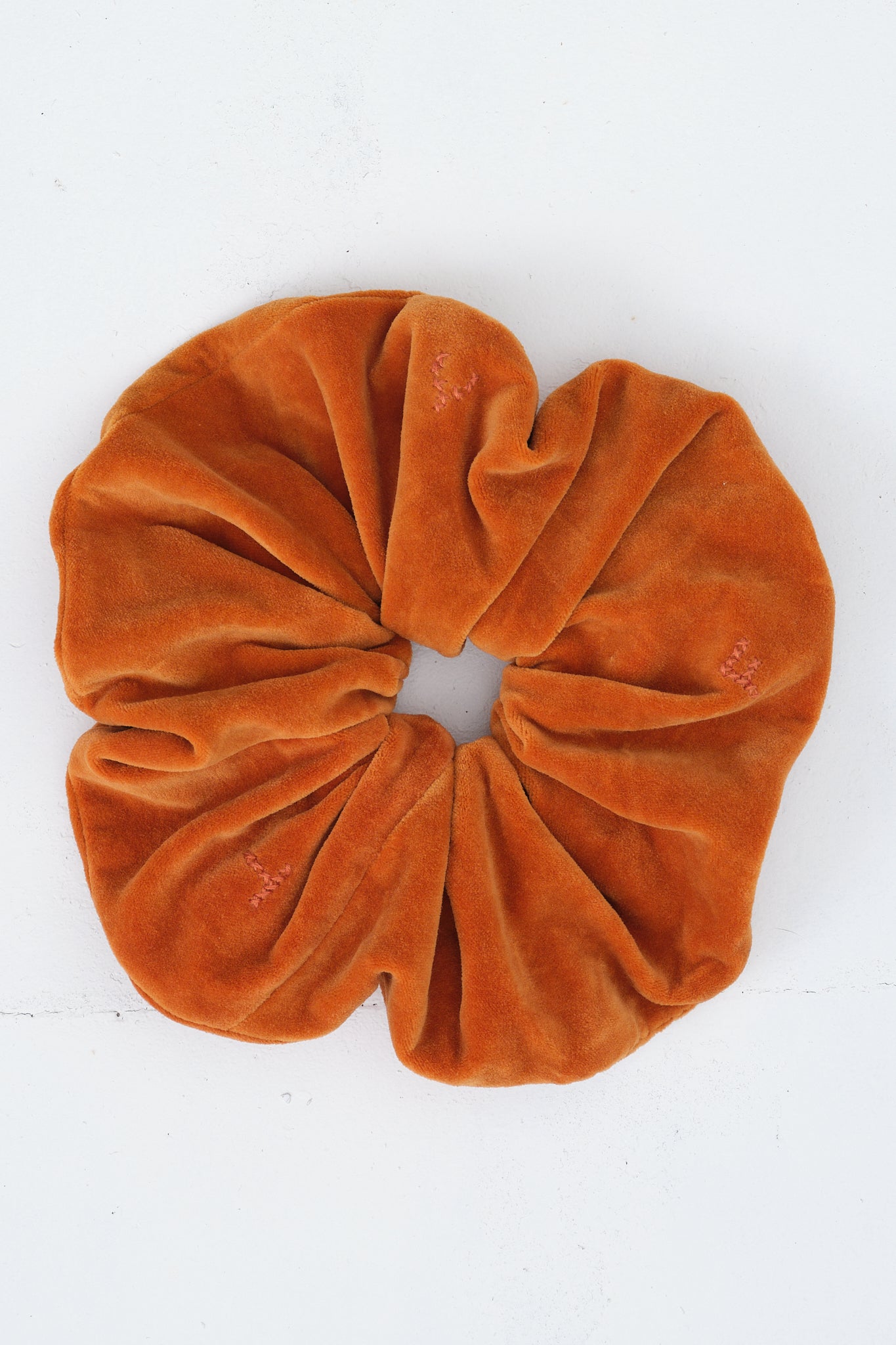 Scrunchie - Orange Velvet